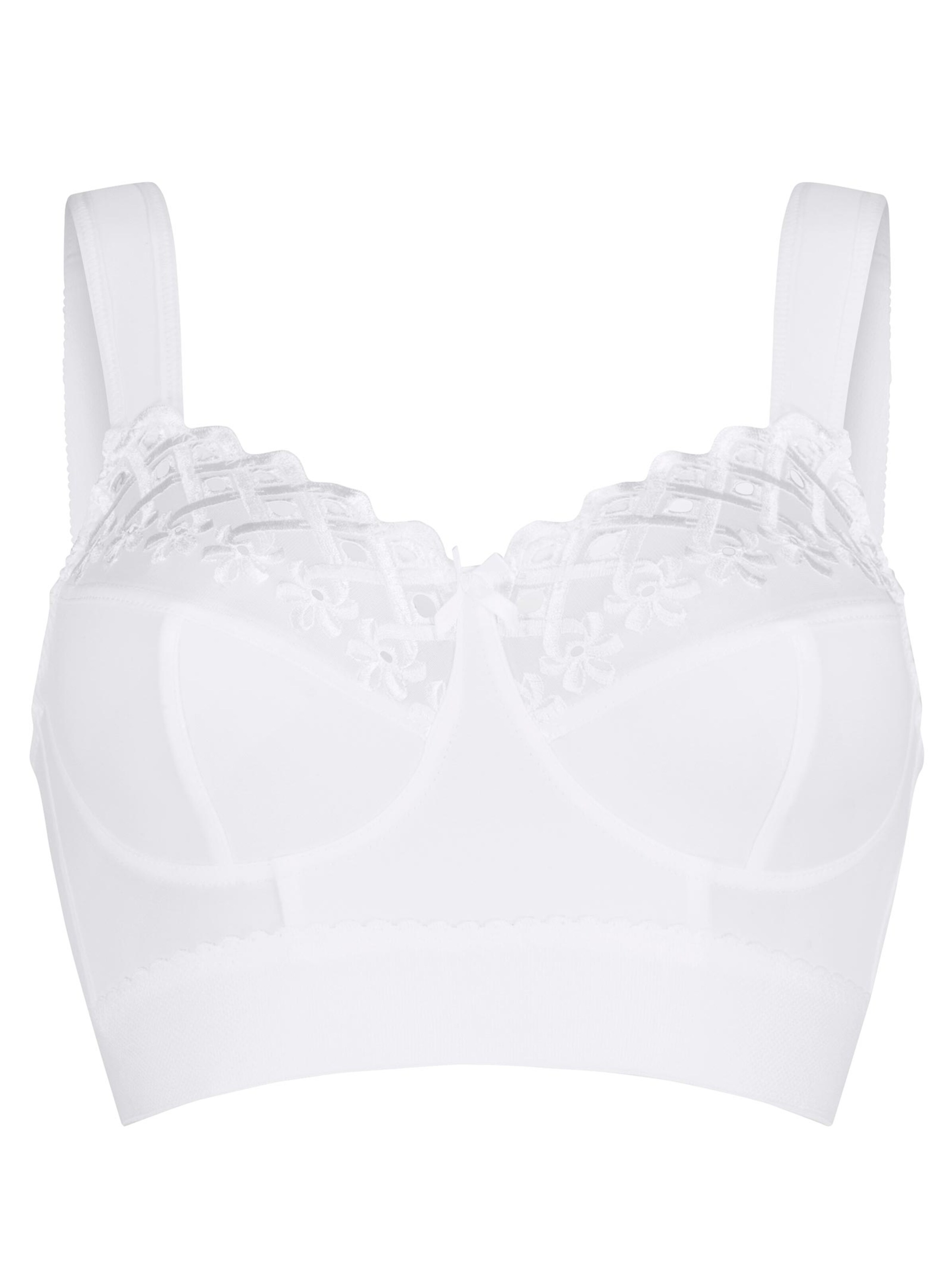 wäschepur Entlastungs-BH ohne Bügel - weiß