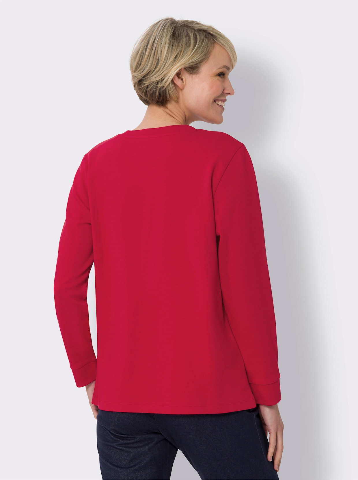 Sweatshirt - rood