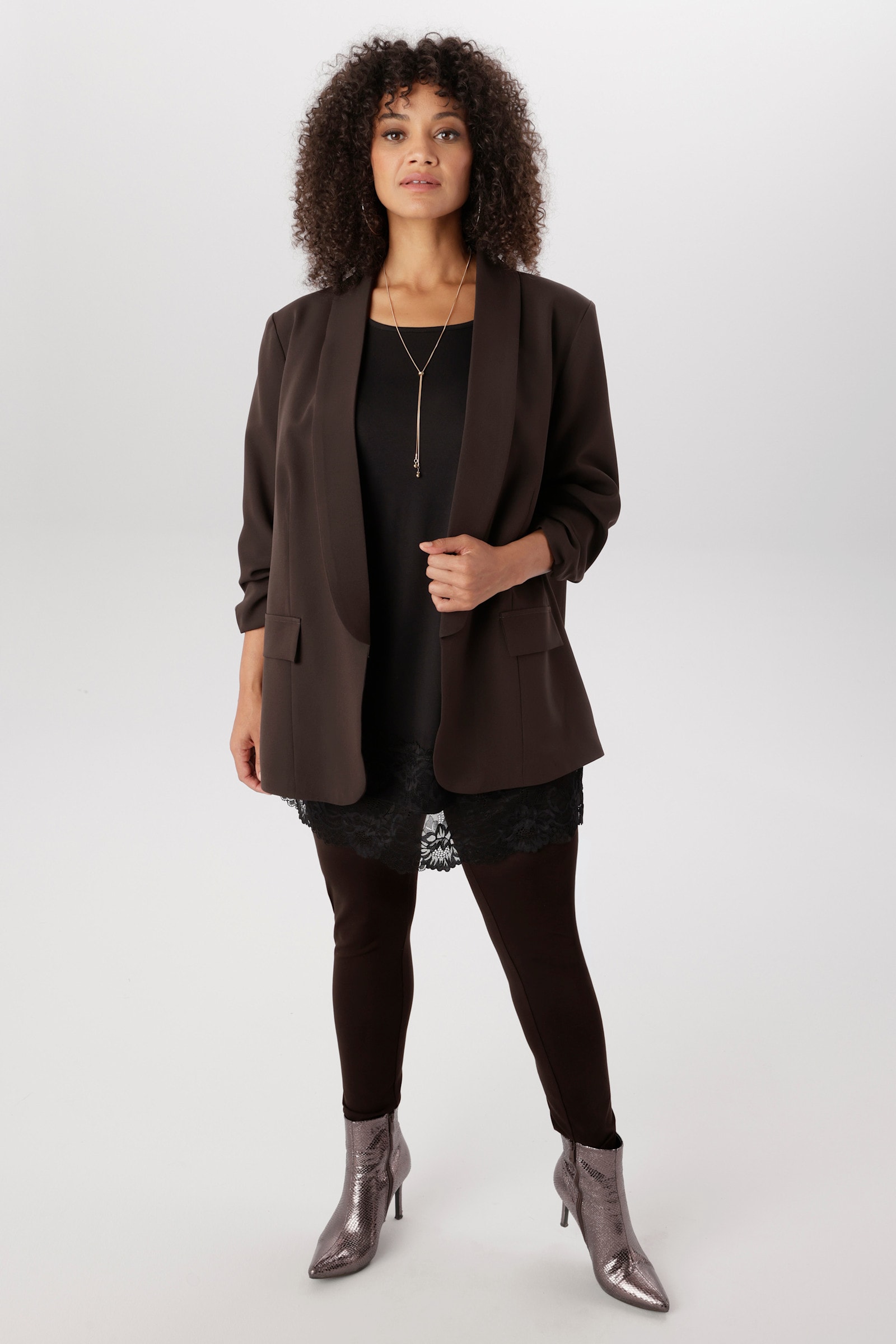 Aniston PLUS Leggings - dunkelbraun