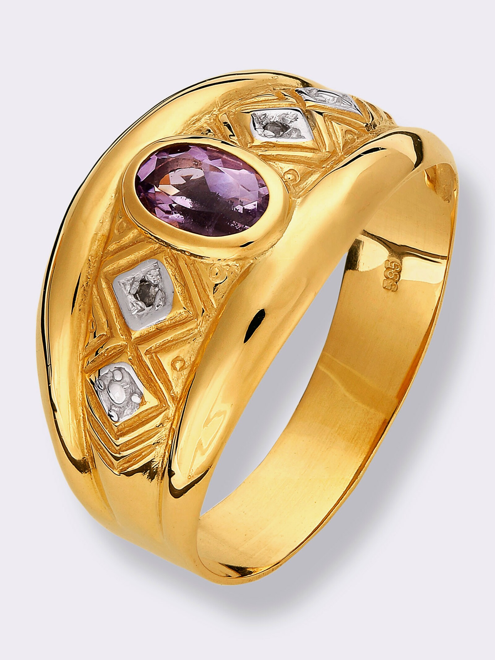 Ring - Silber vergoldet 925