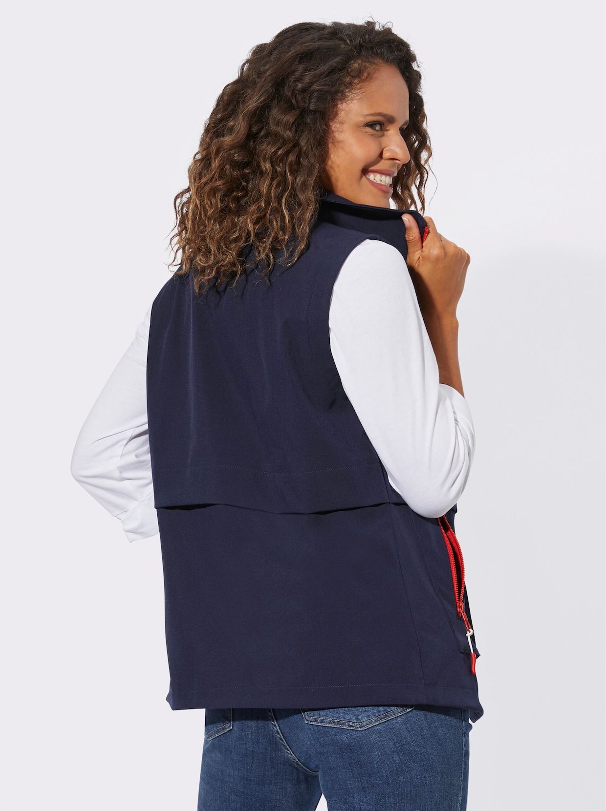 Softshell-gilet - marine