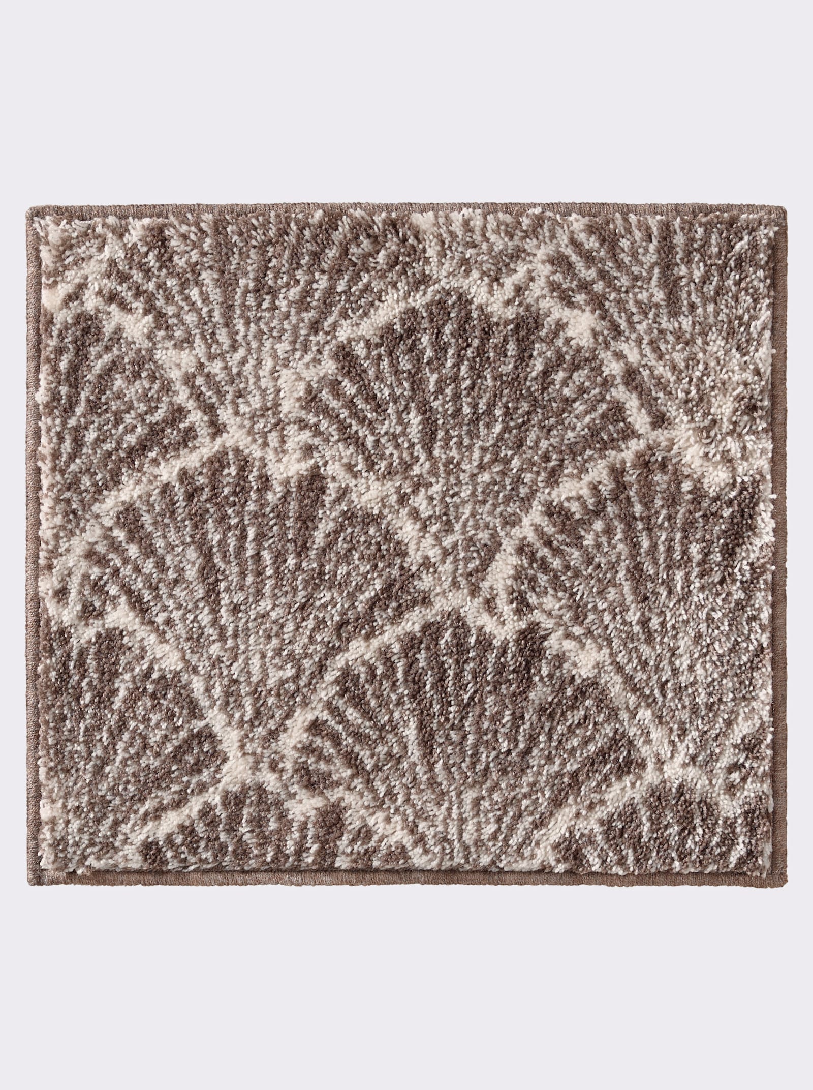 Grund Badeteppich im Muschel-Design - beige-ecru-gemustert
