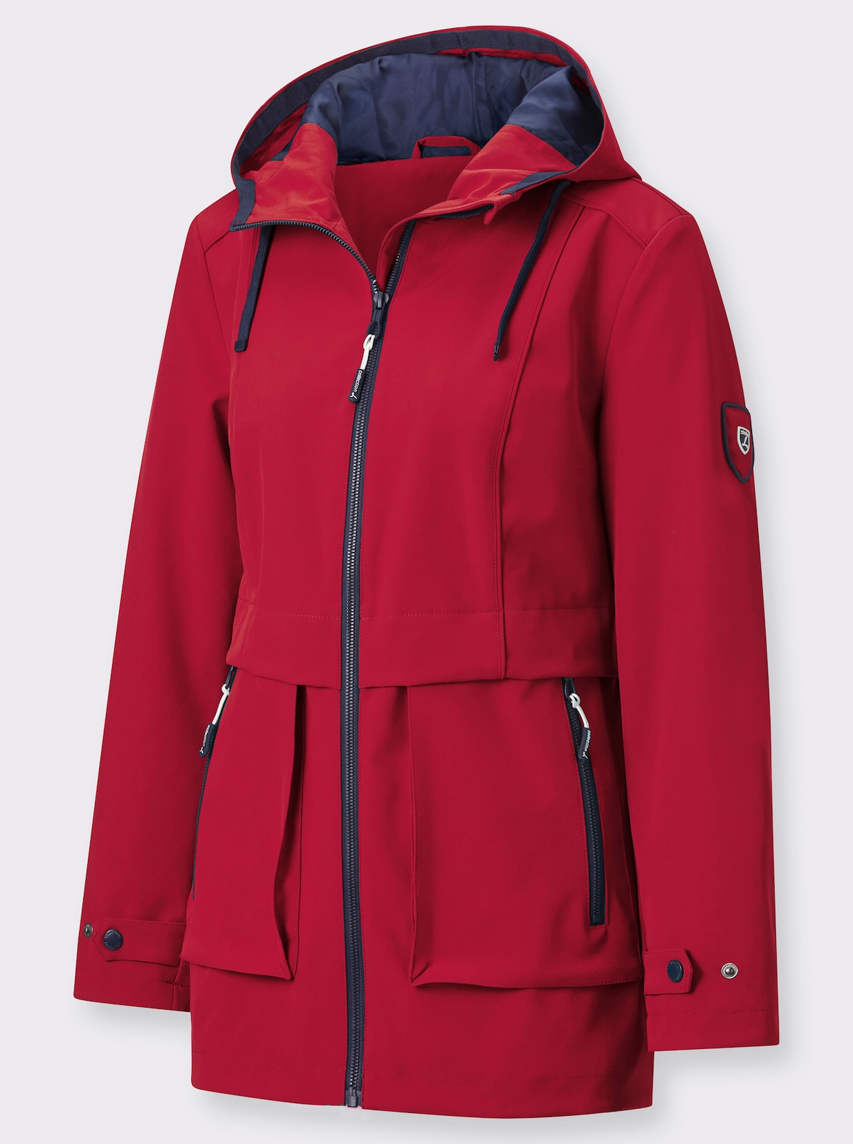 Softshellparka - rot