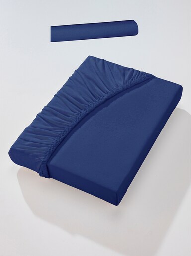 Estella Spannbetttuch - bleu