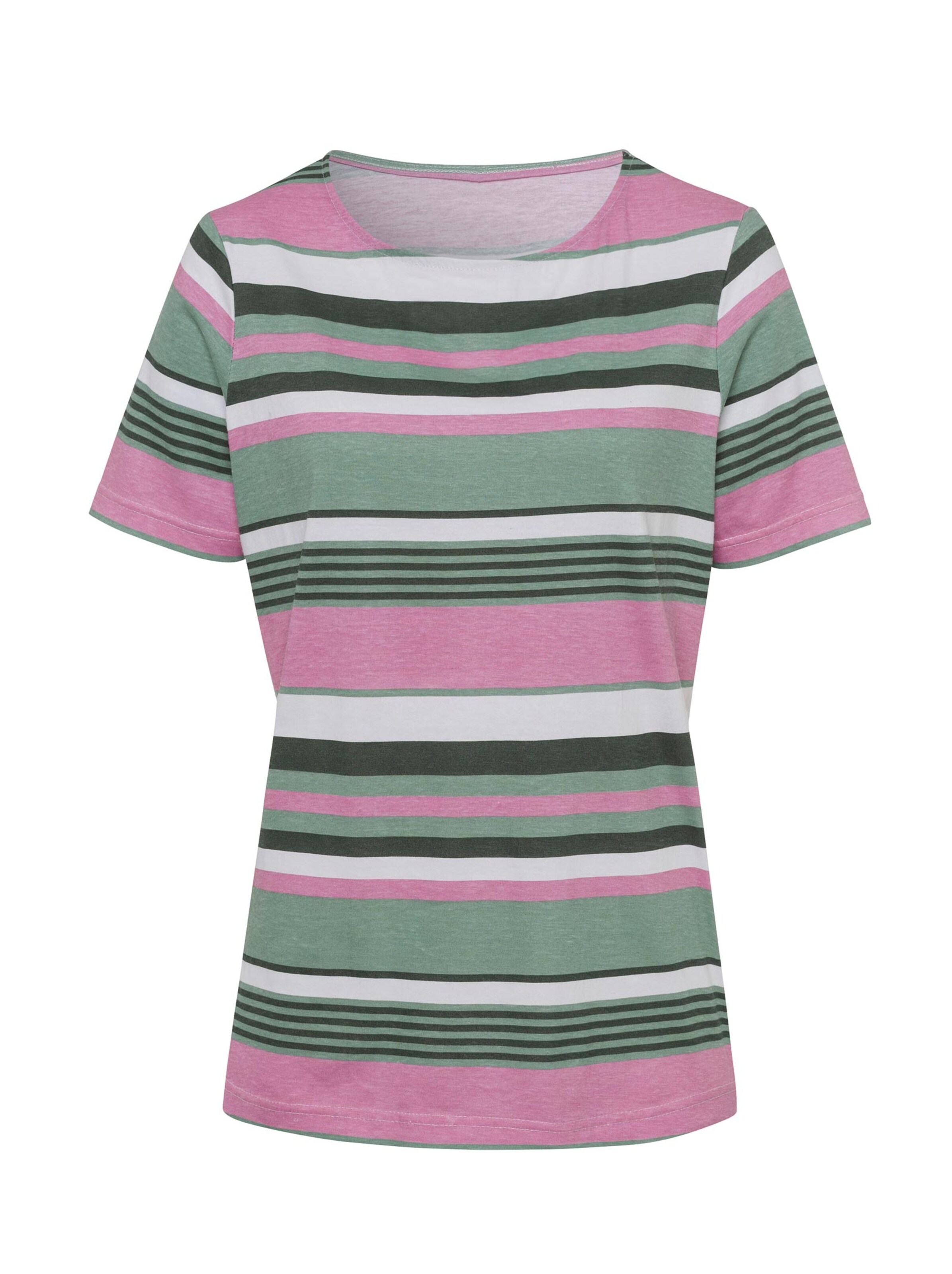 Shirt - mint-geringelt