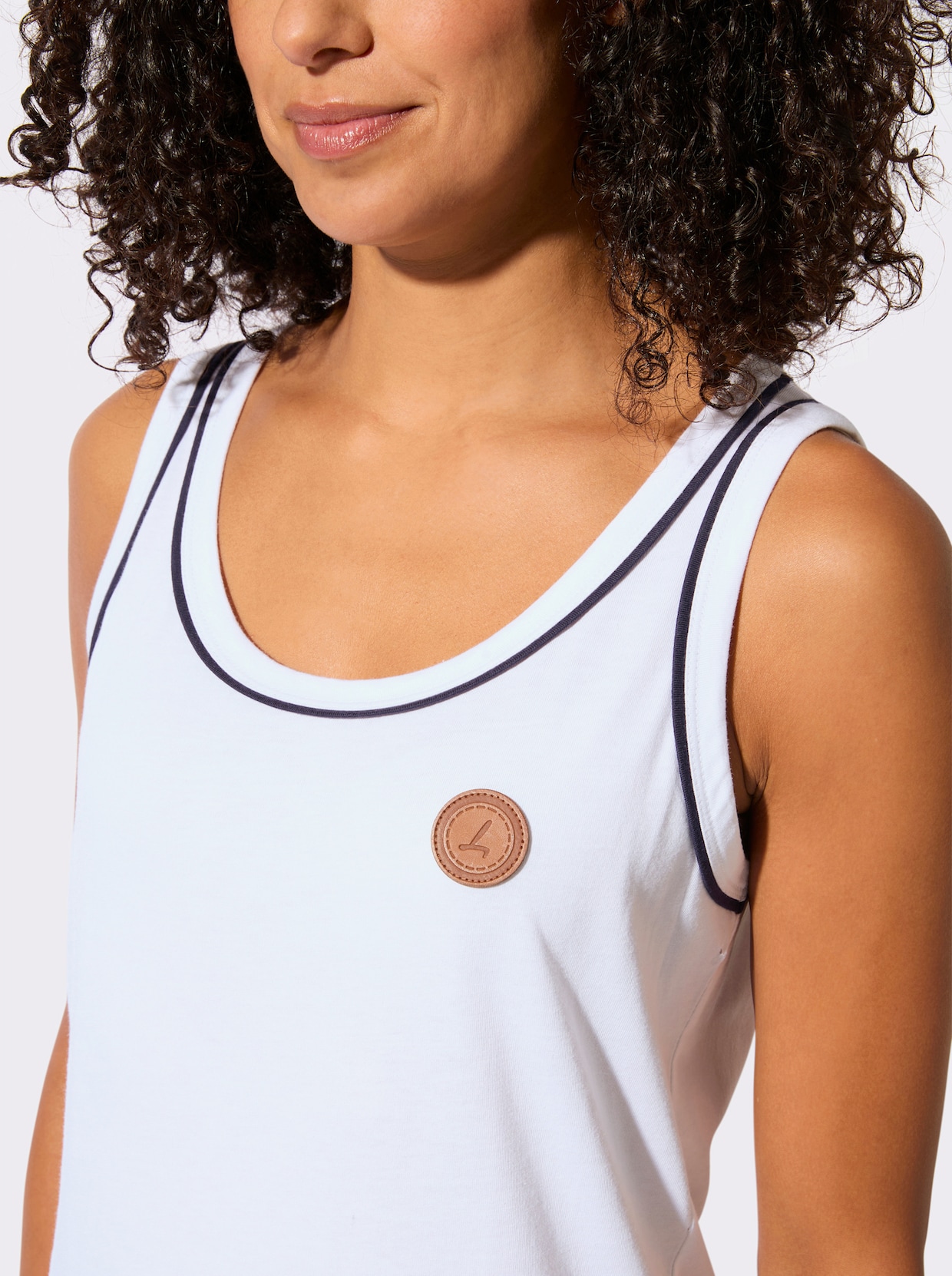 Shirttop - weiß
