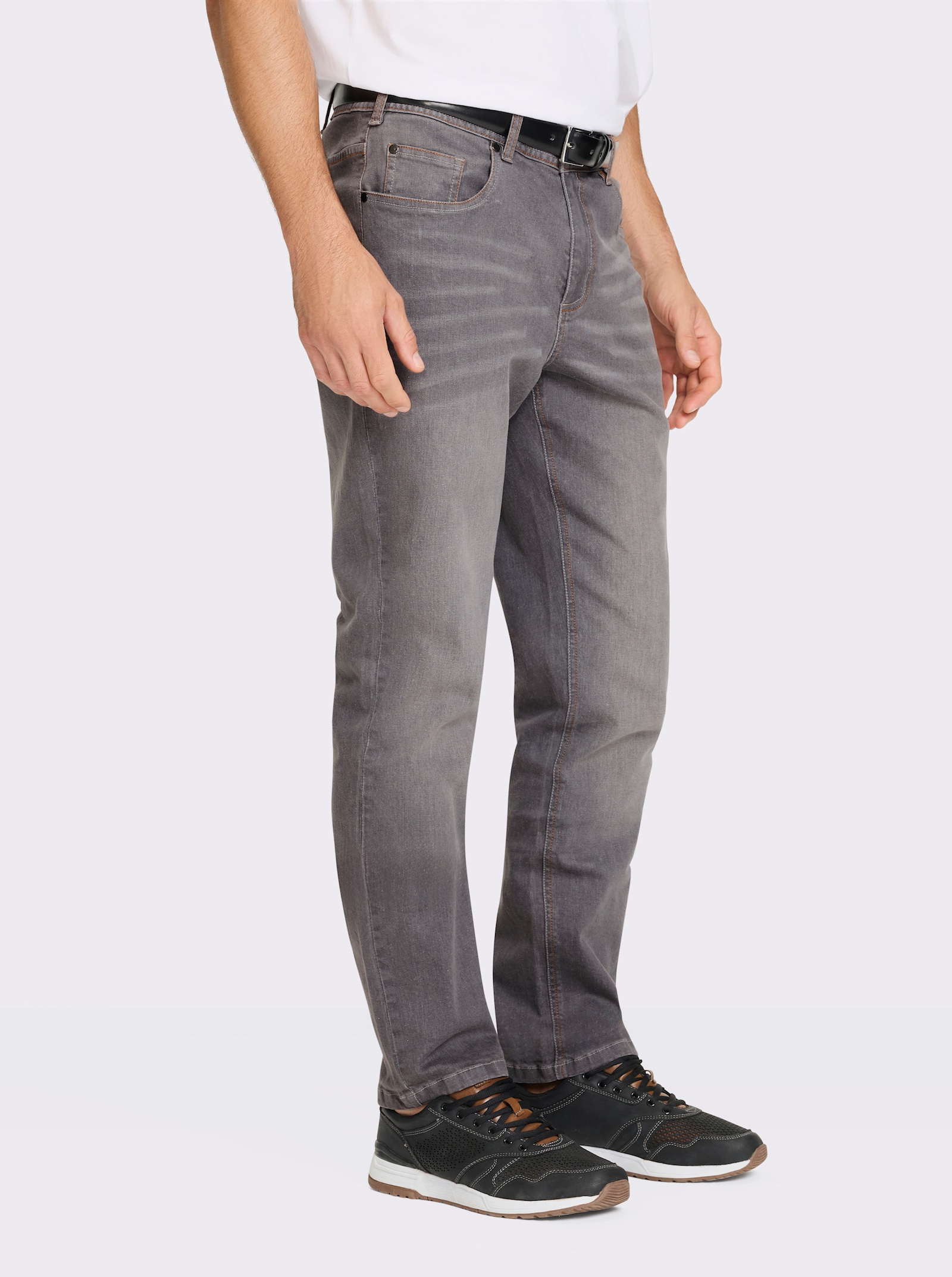 Catamaran 5-pocketjeans met wassing - stone-grey-denim