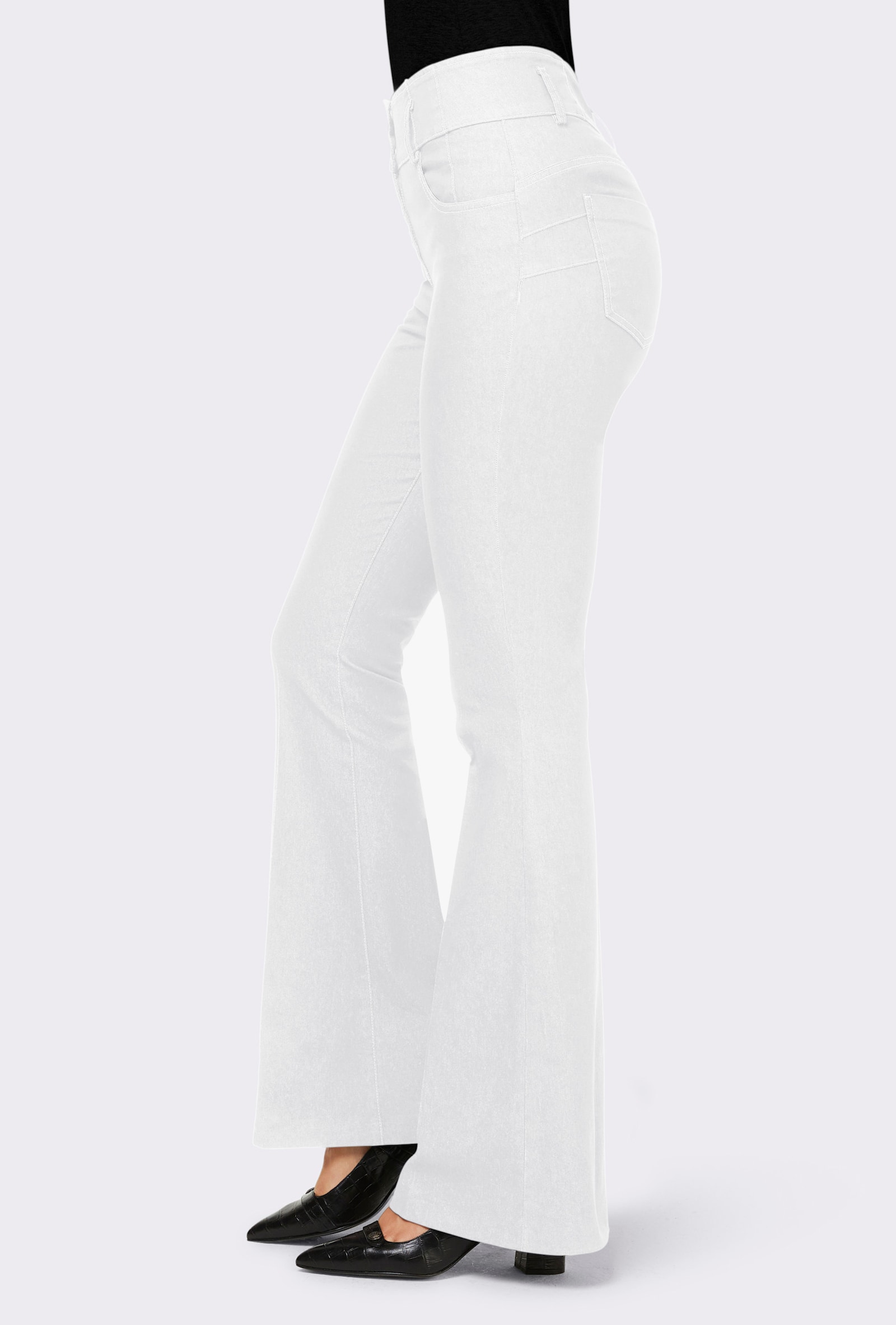 heine Bootcut jeans - wit