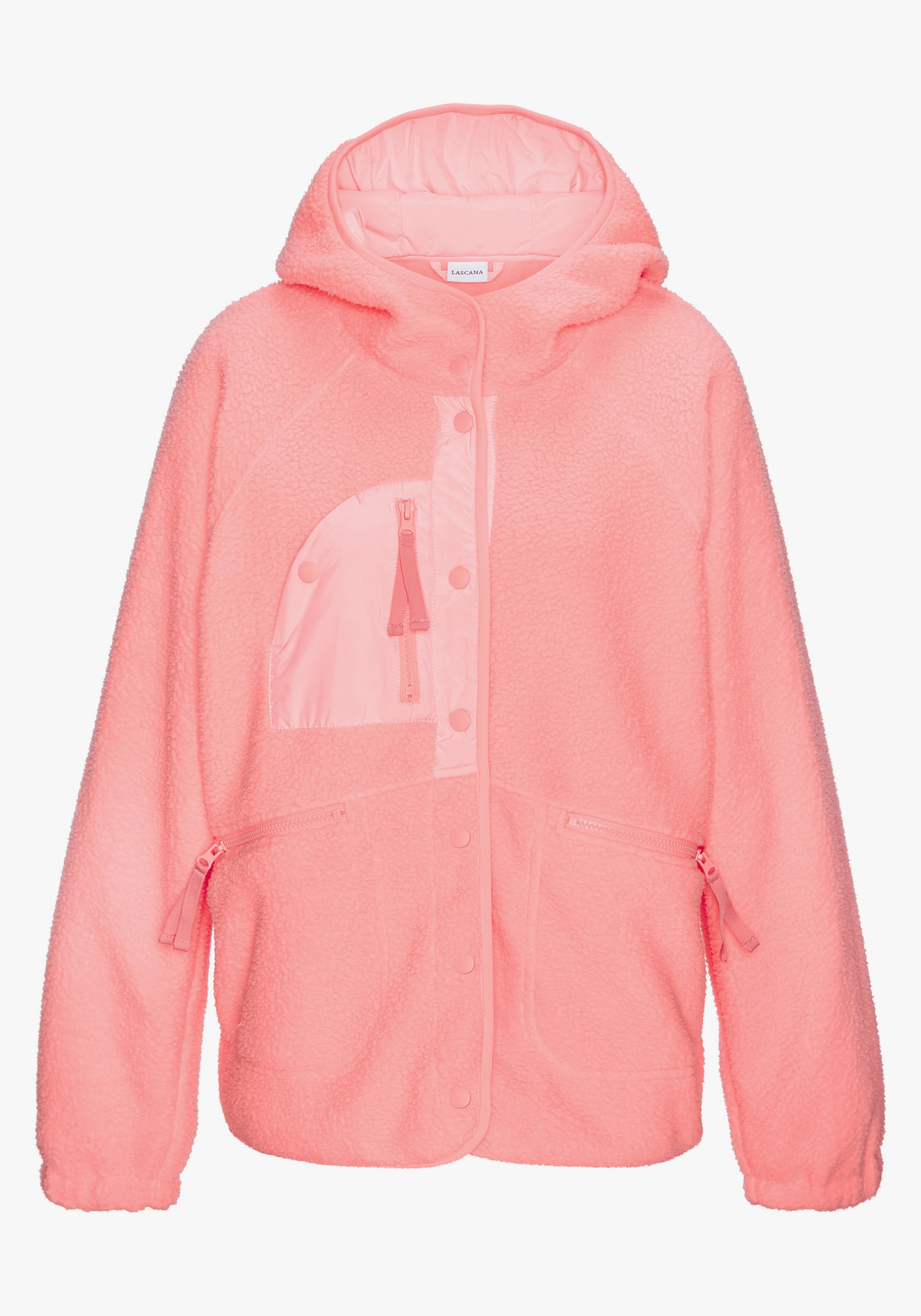 Vivance Active by Lascana Fleecejacke - neon koralle