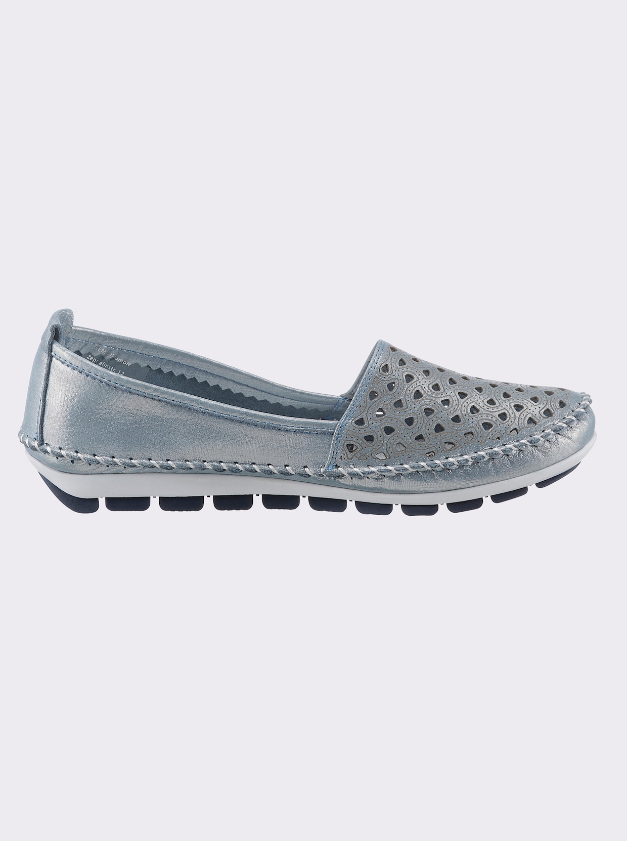 Gemini Slipper - eisblau-meliert