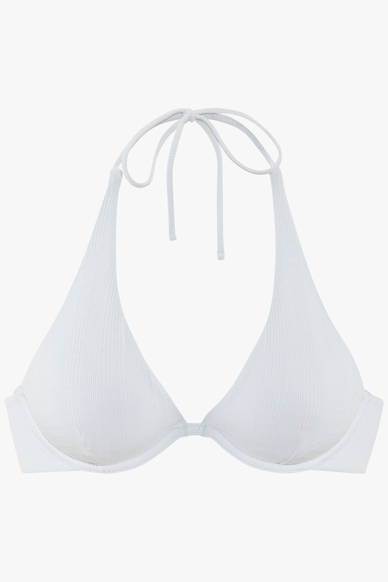 Beugelbikinitop - wit