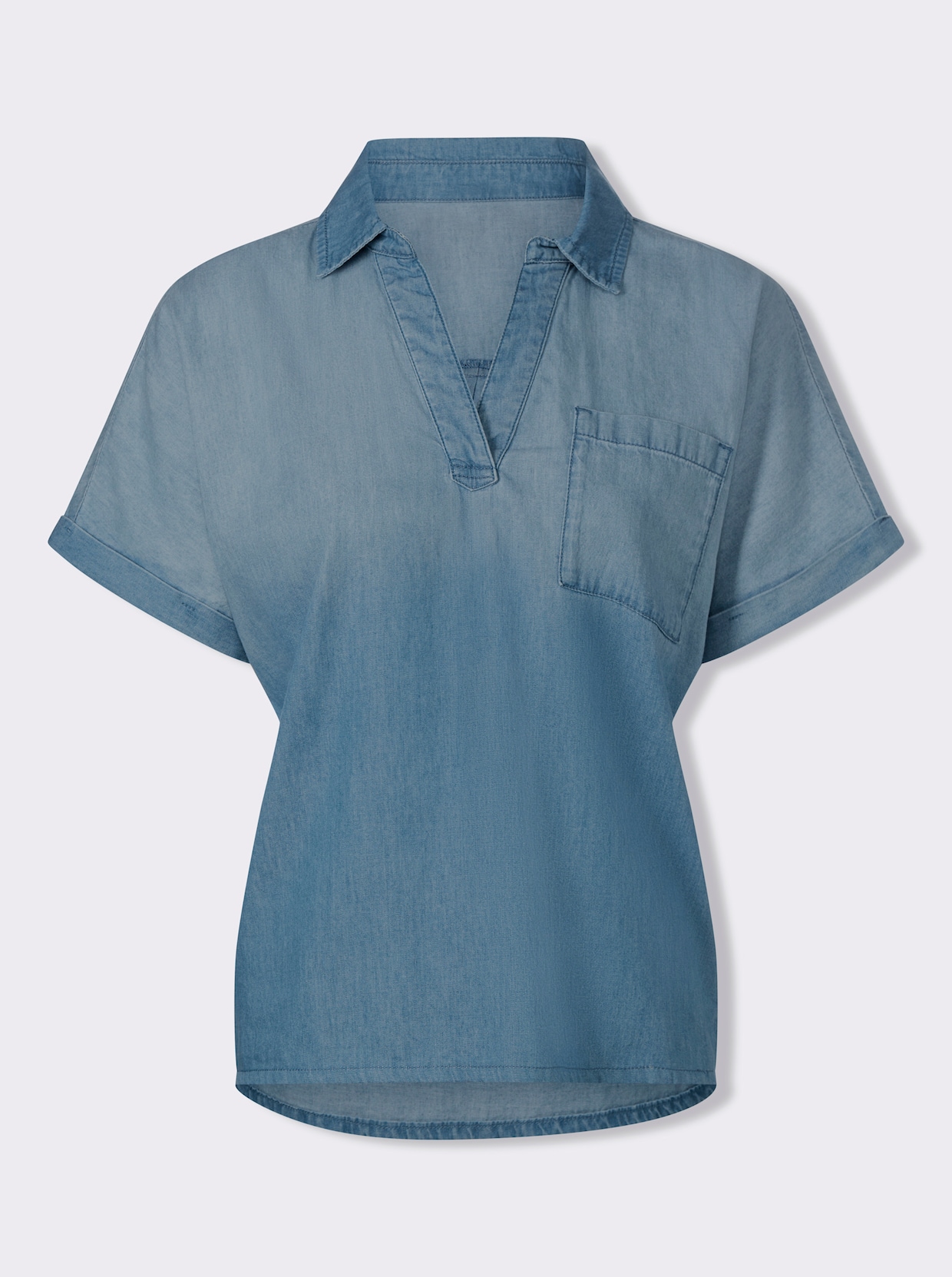 heine Jeansbluse - blue-bleached