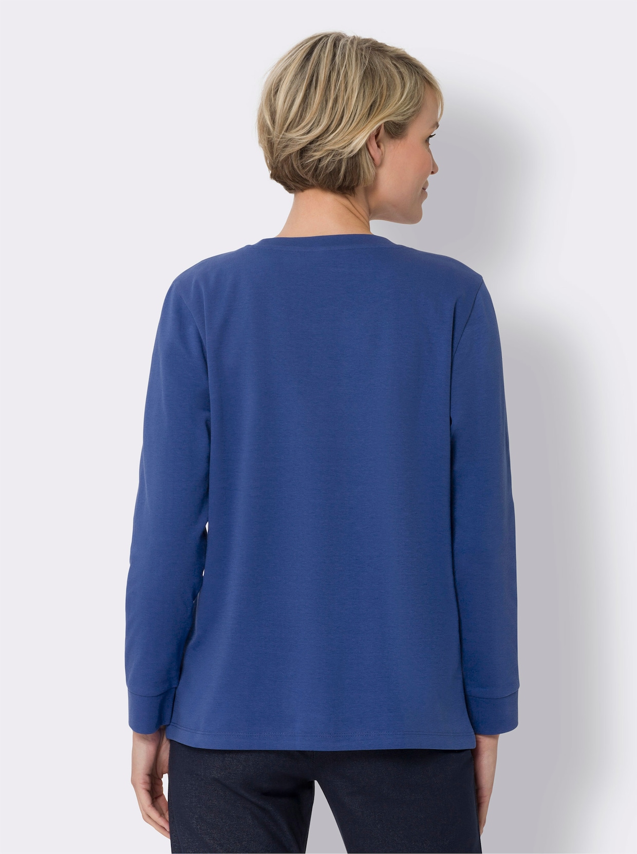 Sweatshirt - koningsblauw