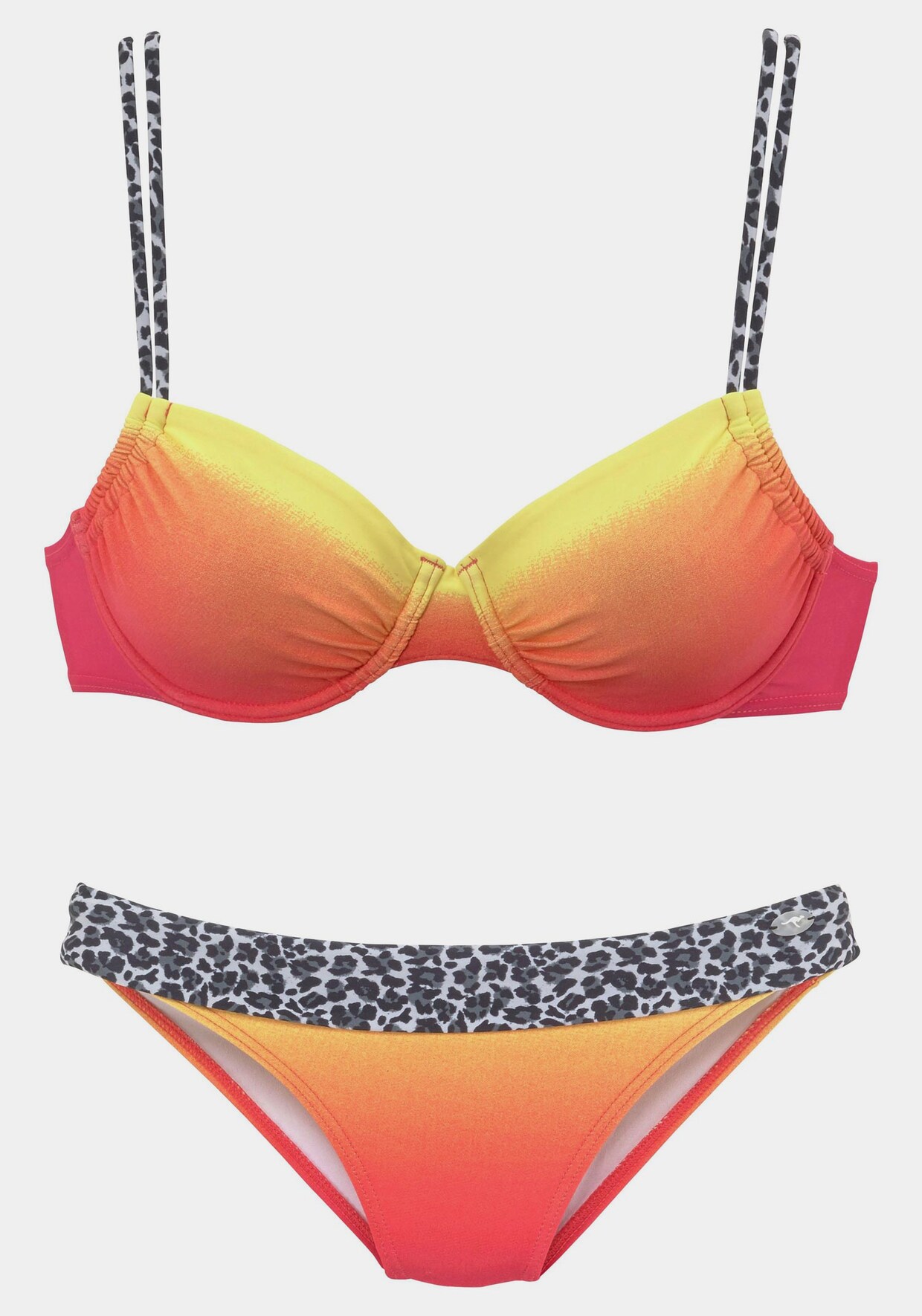 KangaROOS Bügel-Bikini - orange-gelb