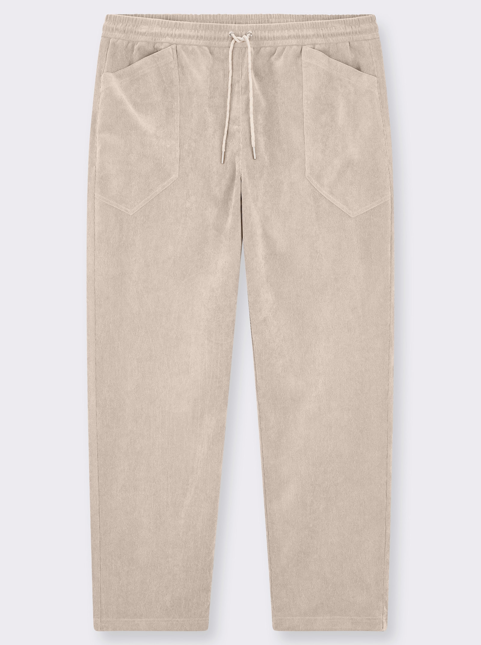sheego Cordhose im Joggpants-Stil - elfenbein