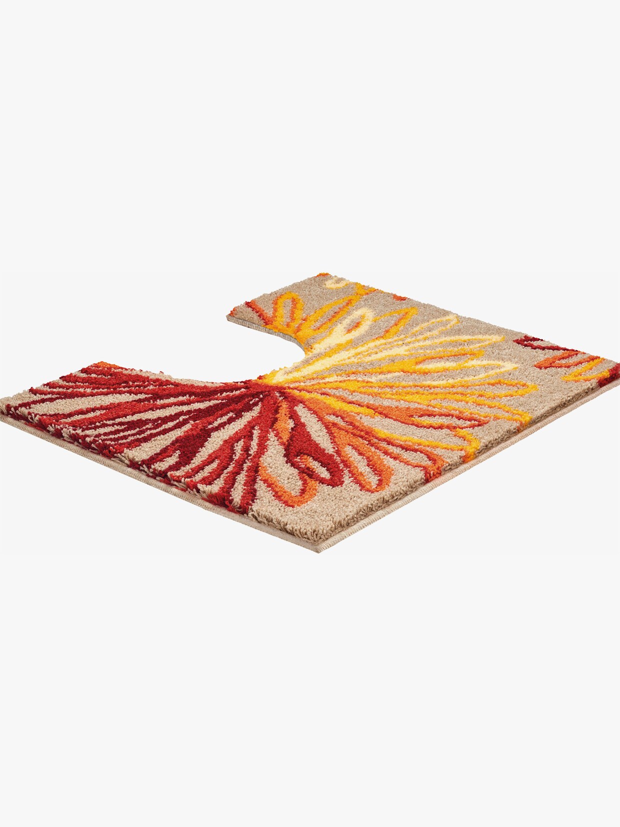 Grund Badematte - orange-beige