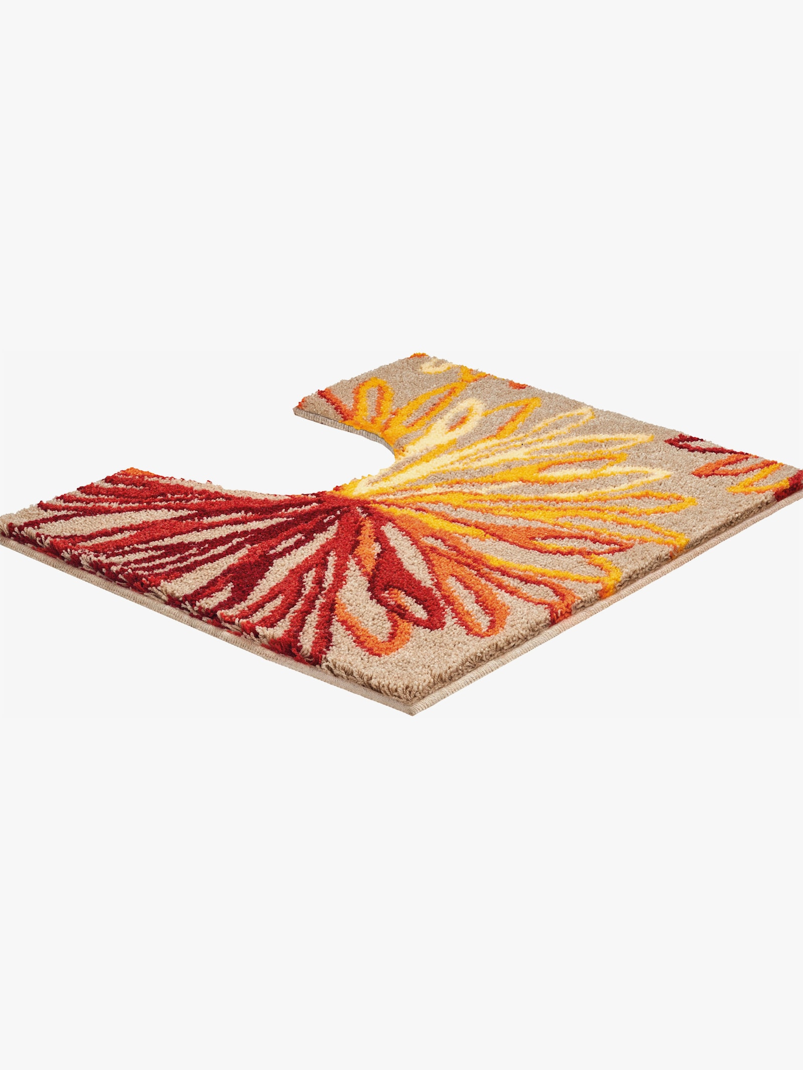 Grund Badematte - orange-beige