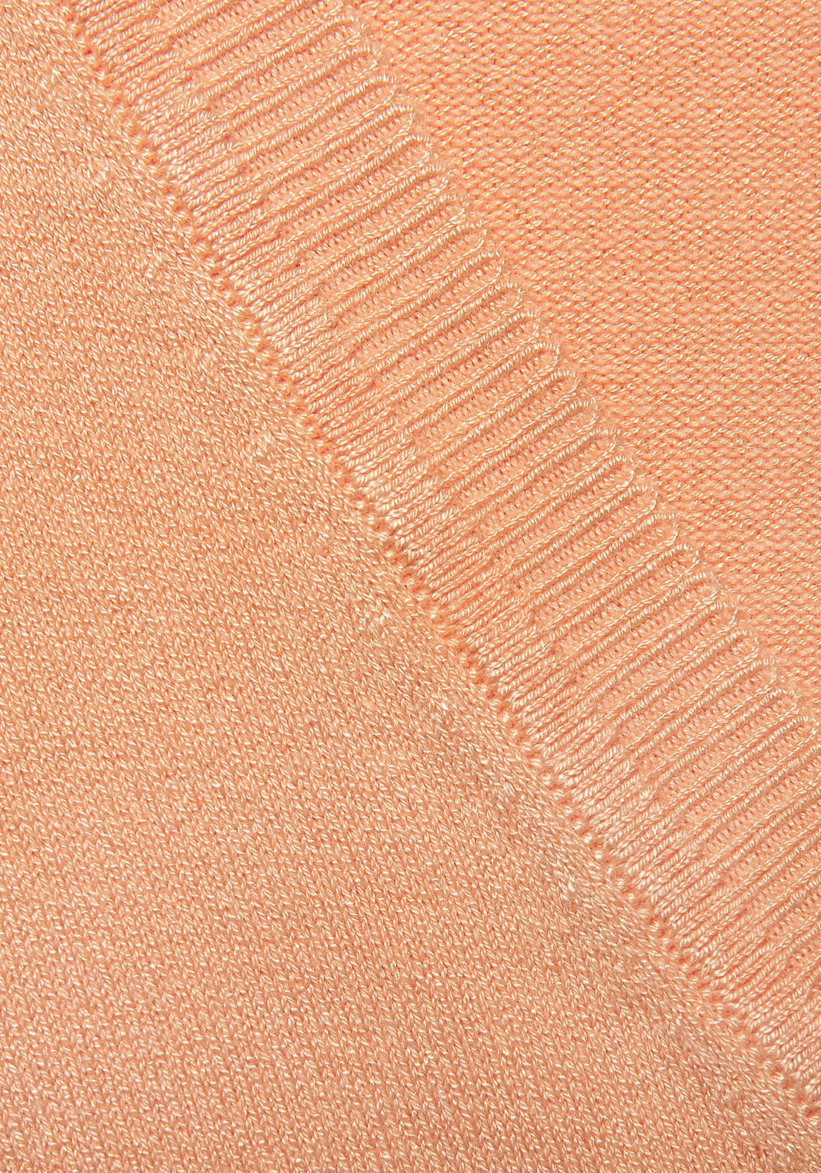 Vivance V-Ausschnitt-Pullover - pfirsich