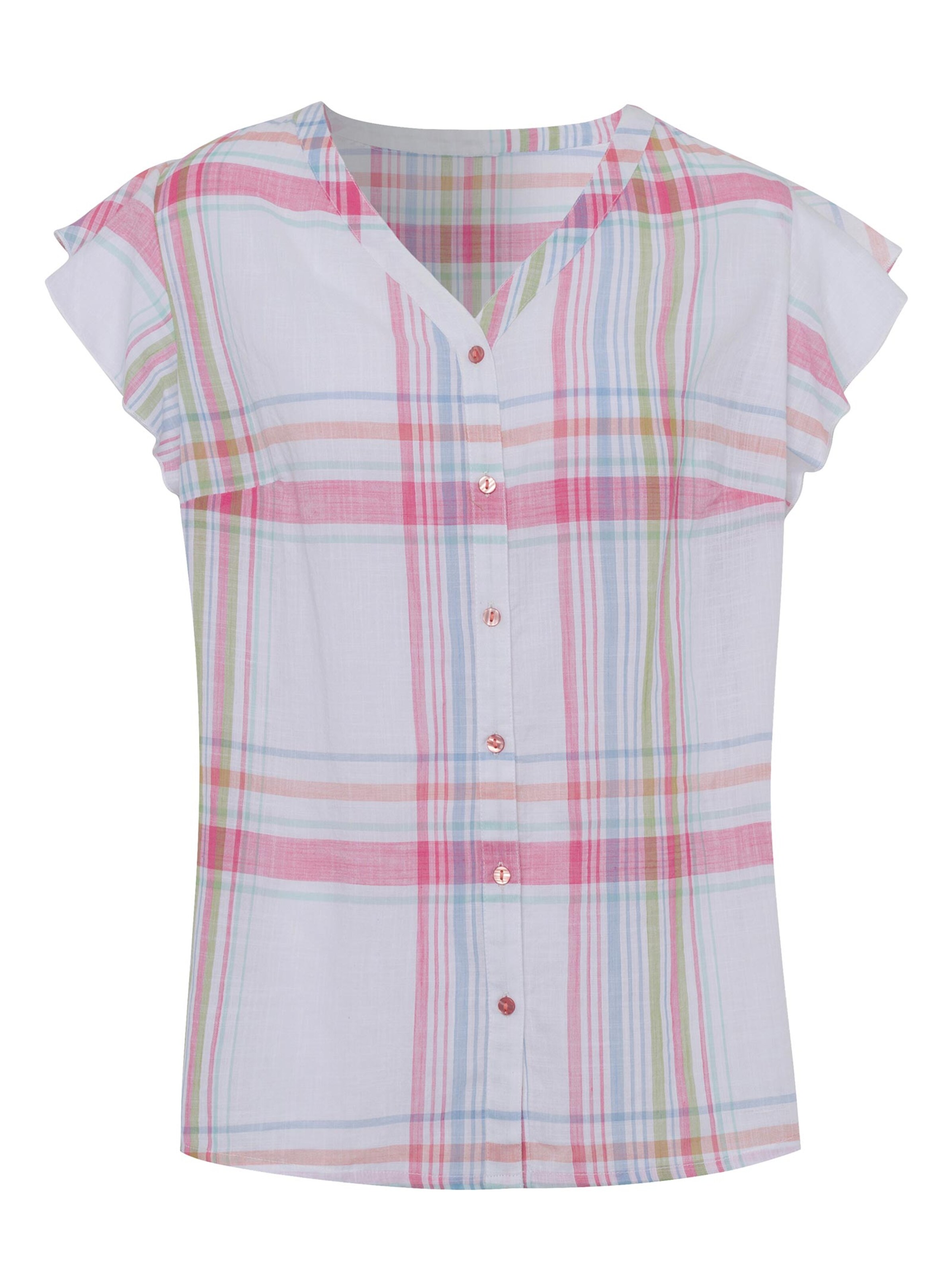 Bluse - pink-kariert