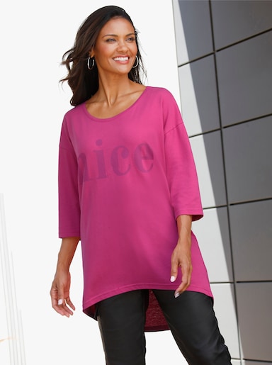 Lang shirt - fuchsia