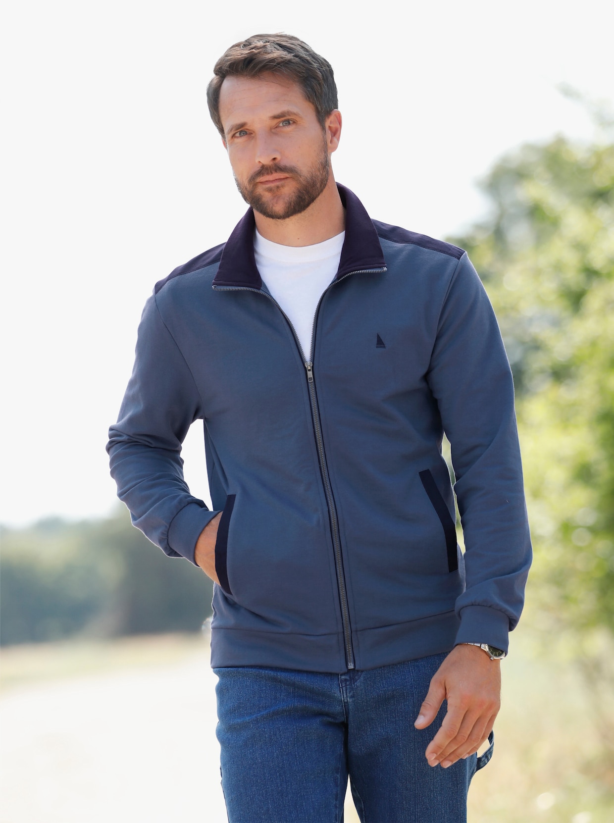 Catamaran Shirtjacke - jeansblau