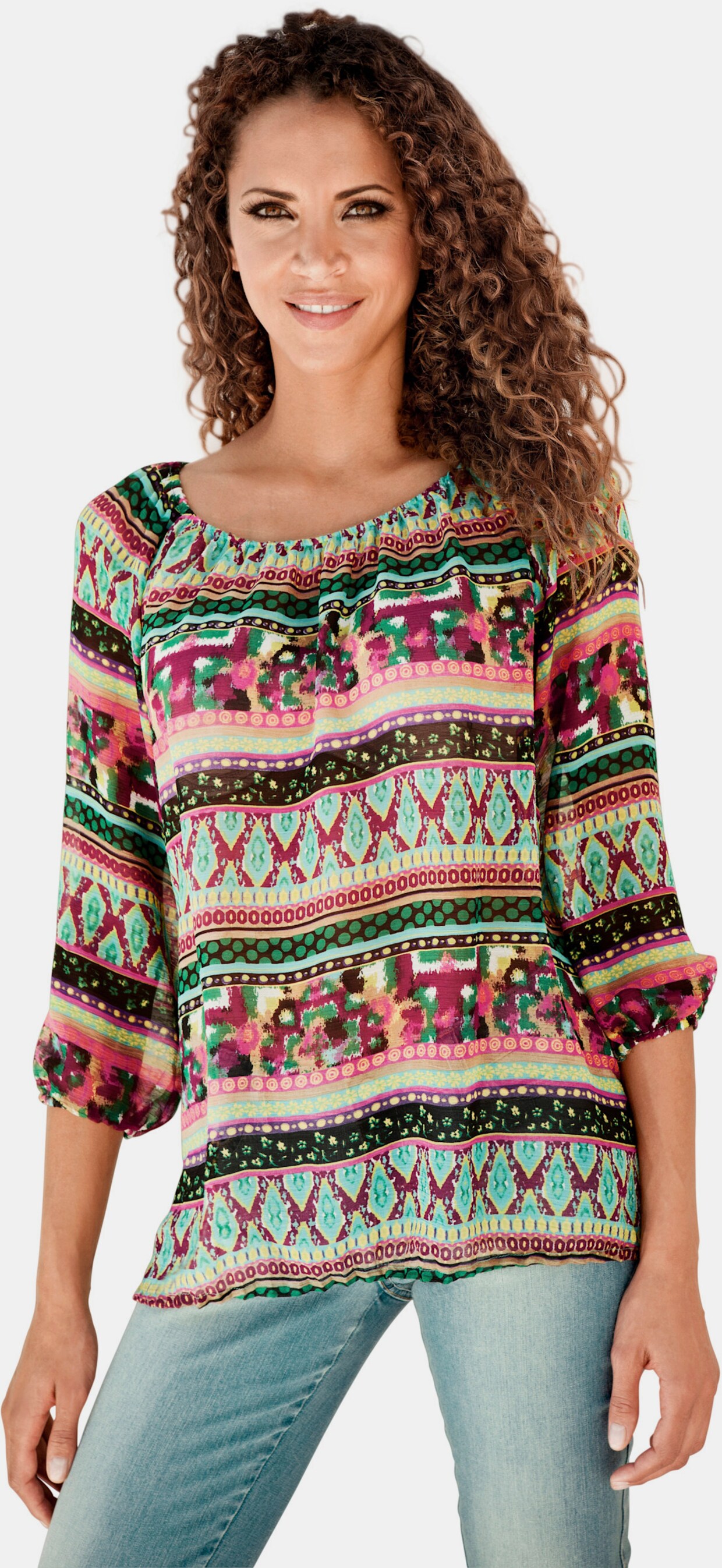 heine Blouse met print - bont