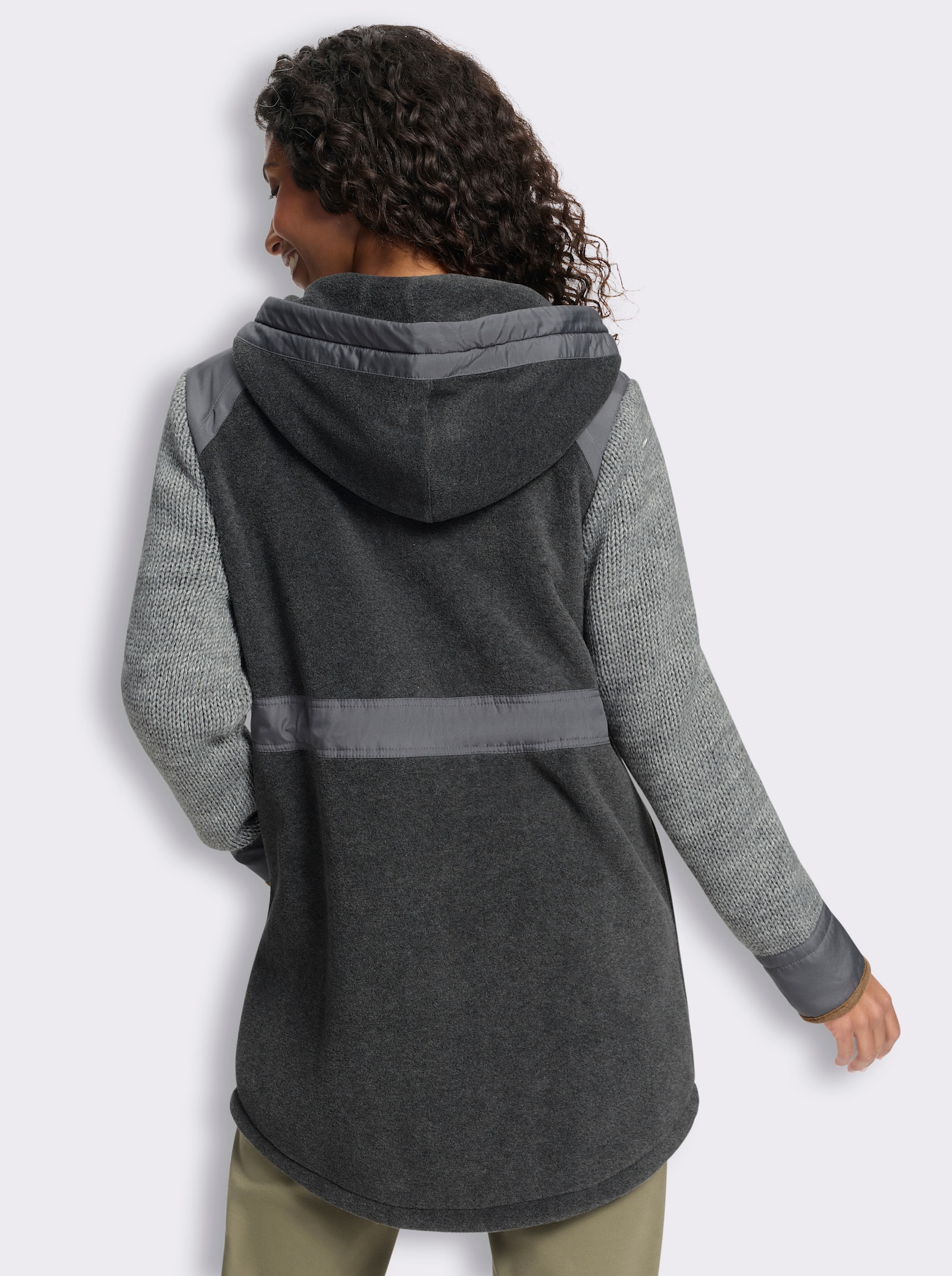 heine Fleecejacke - grau