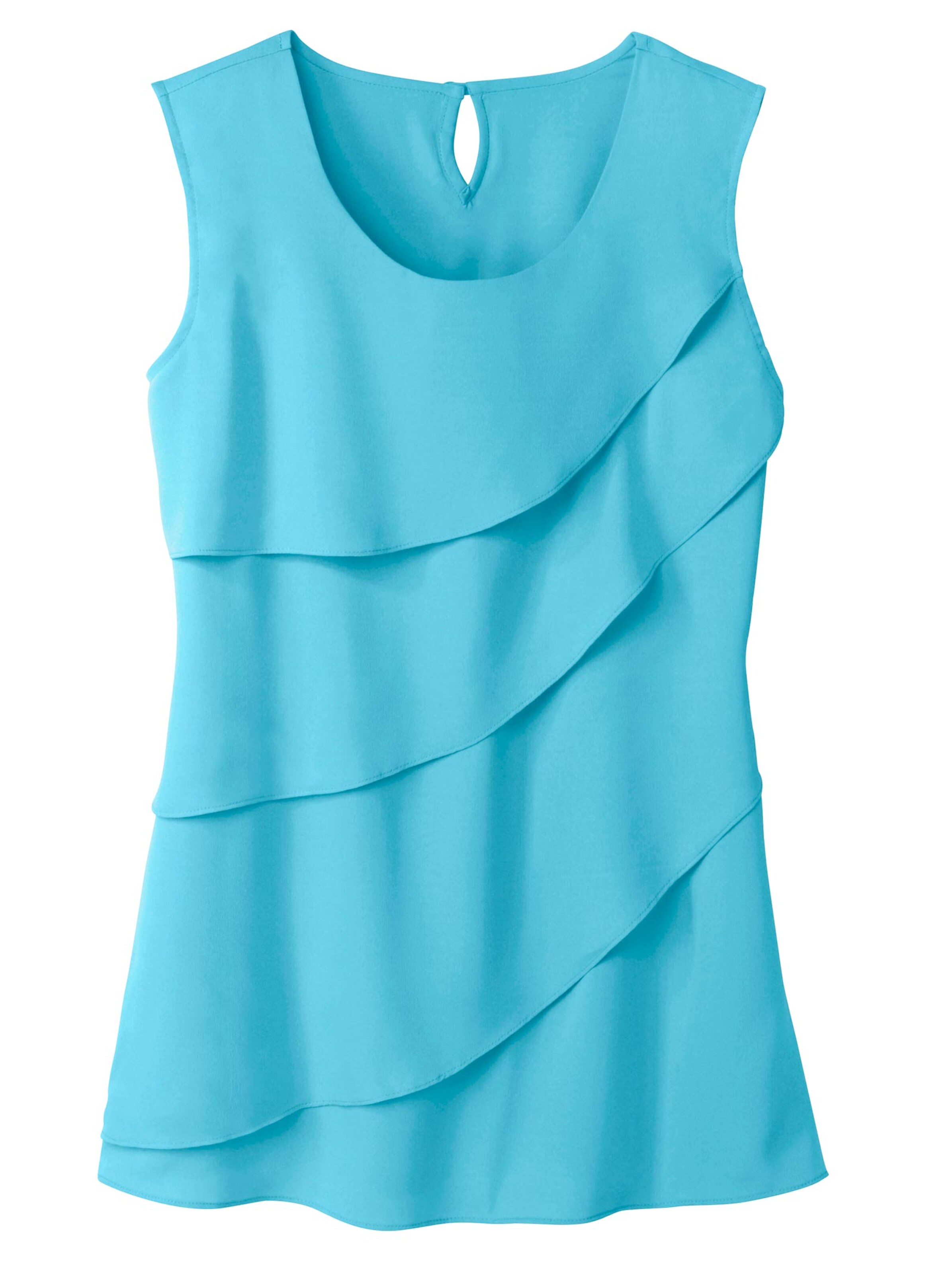 Blusentop - türkis