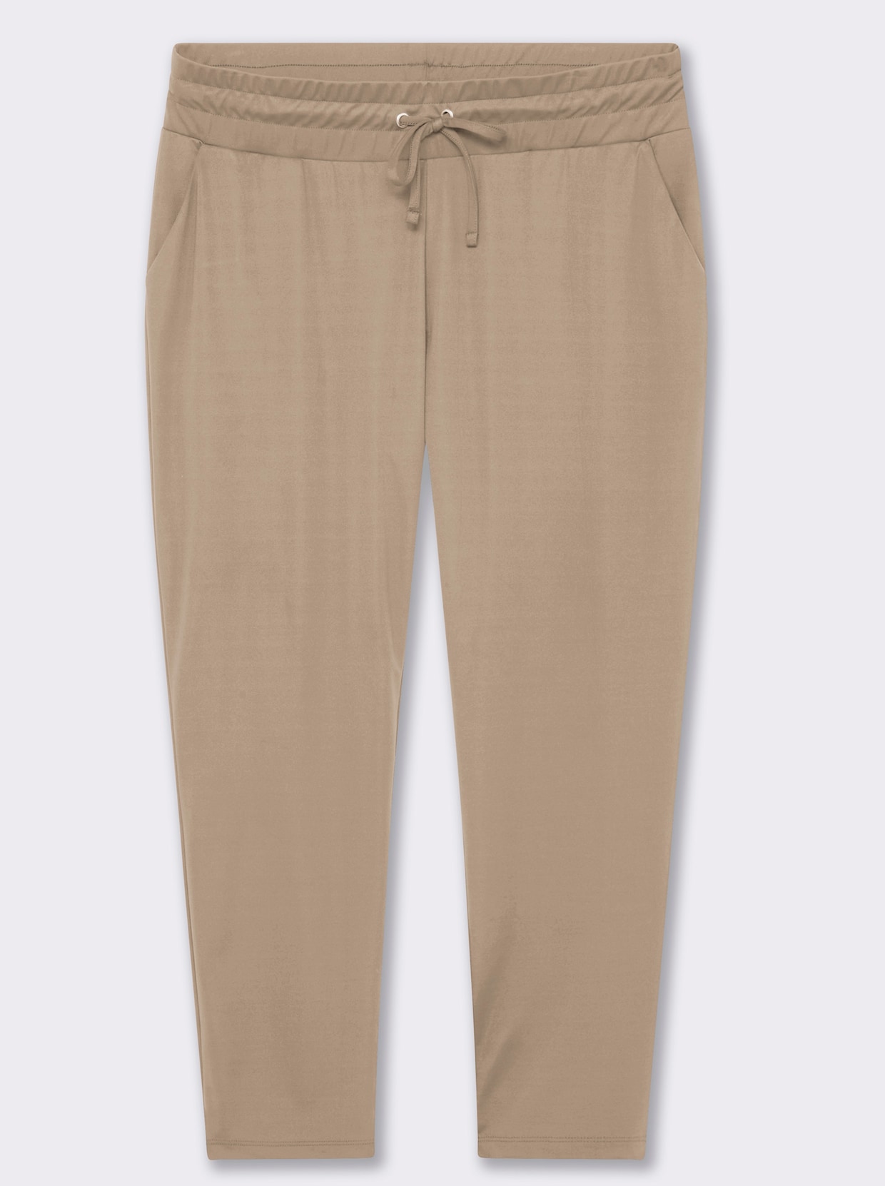 Schlupfhose in Stretch-Qualität - beige