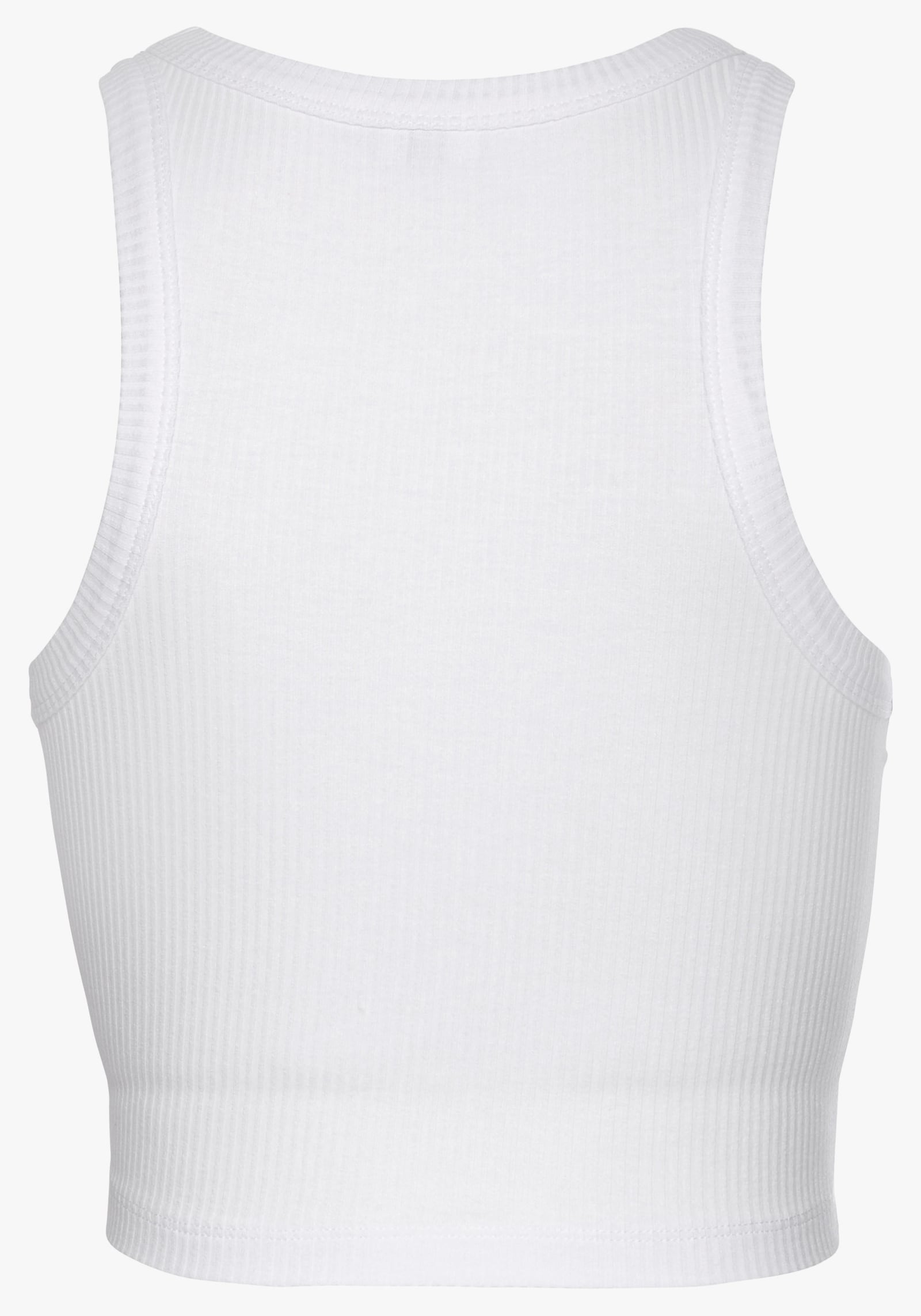 LASCANA Crop-Top - weiß + schwarz