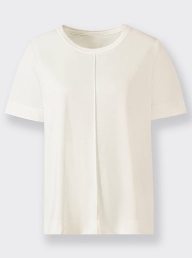 Rundhalsshirt - ecru