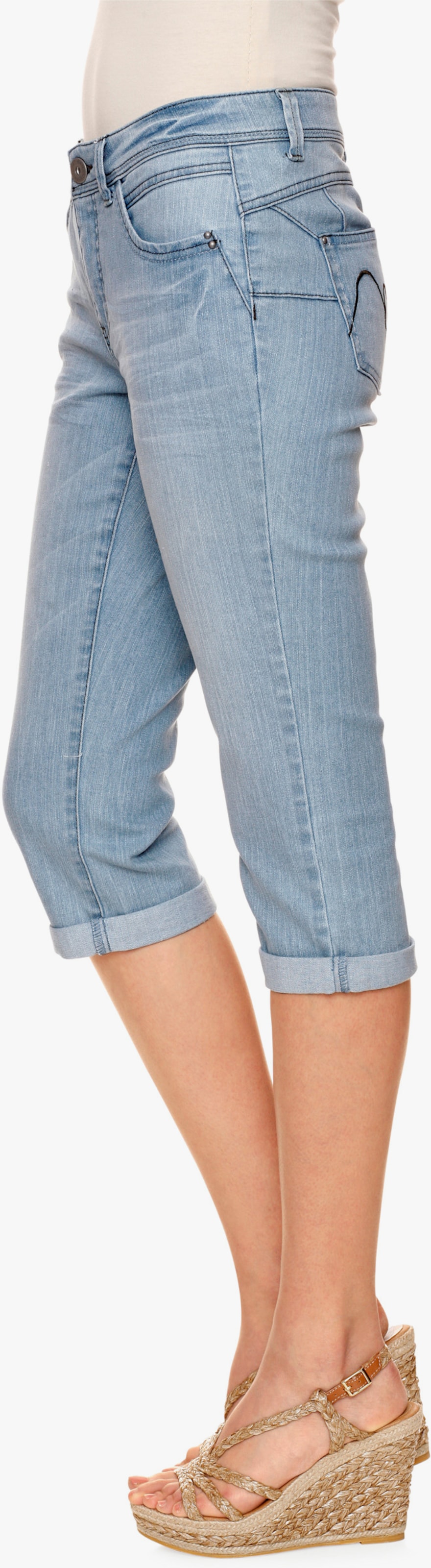 heine Bauchweg-Hose in Röhrenform - bleached