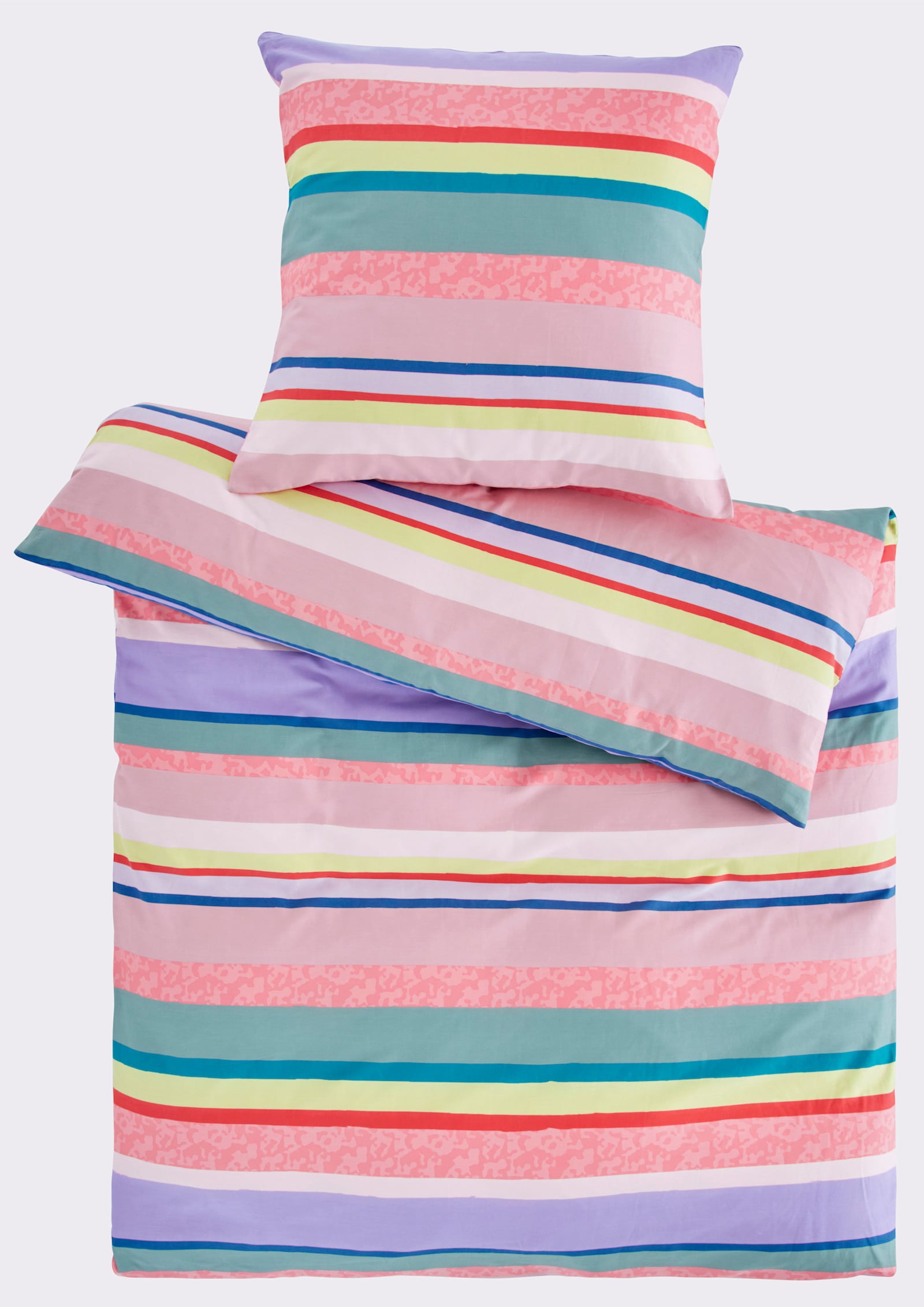 heine home Bettwäsche - flamingo-lavendel-bedruckt