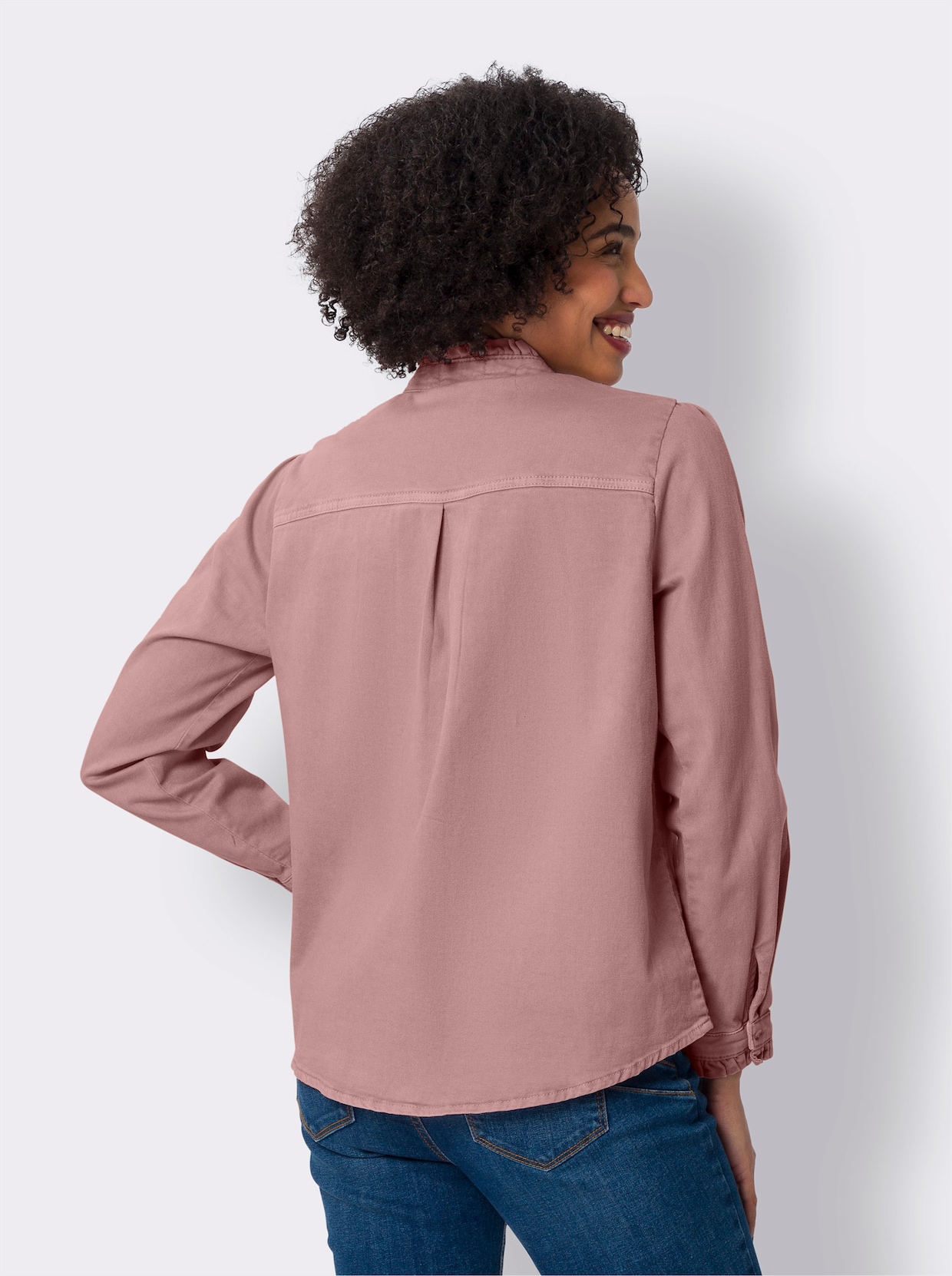 heine Jeansblouse - hortensia