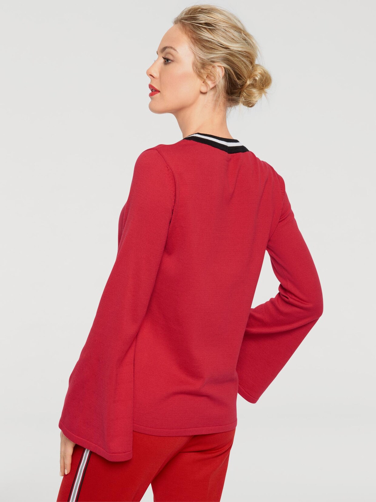 Rick Cardona Rundhals-Pullover - rot
