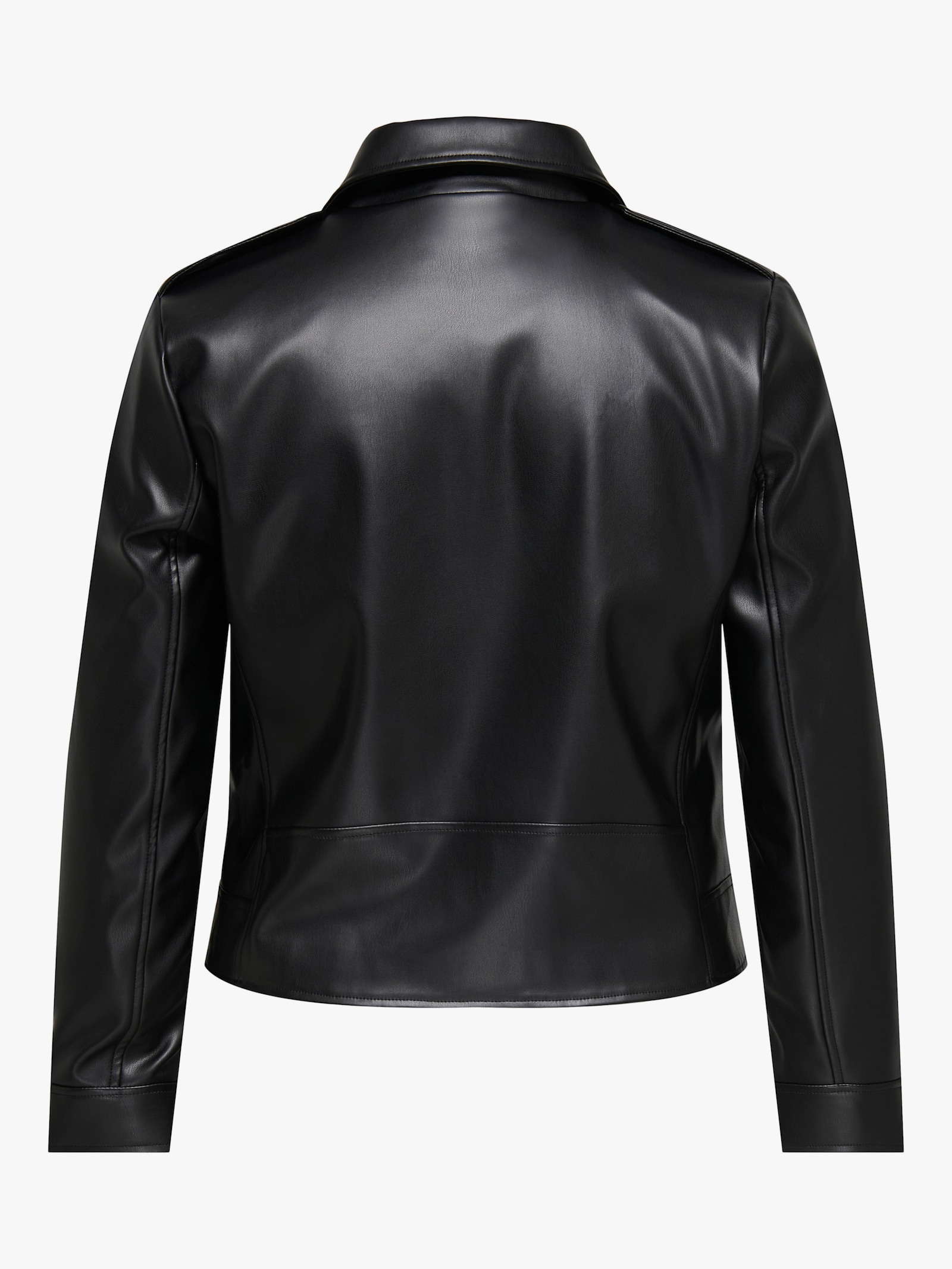 Lederjacke - black