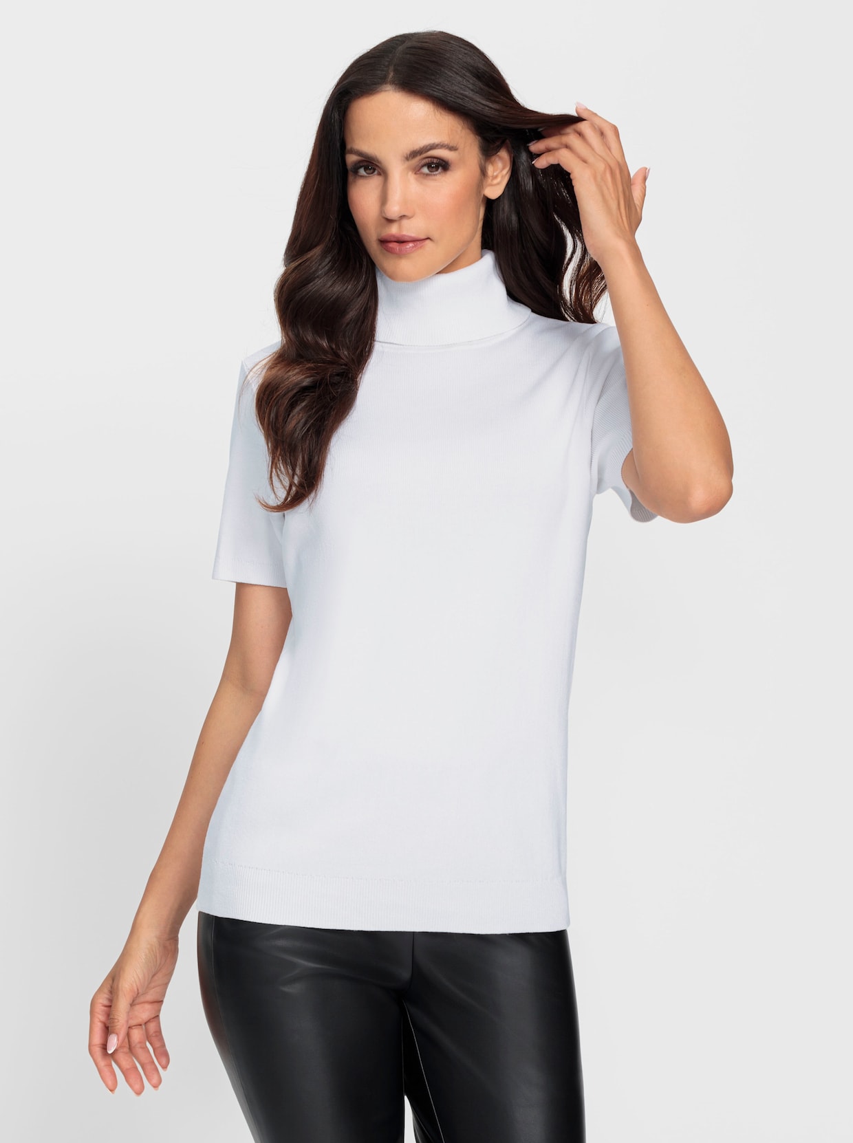 heine Pullover met korte mouwen - wit