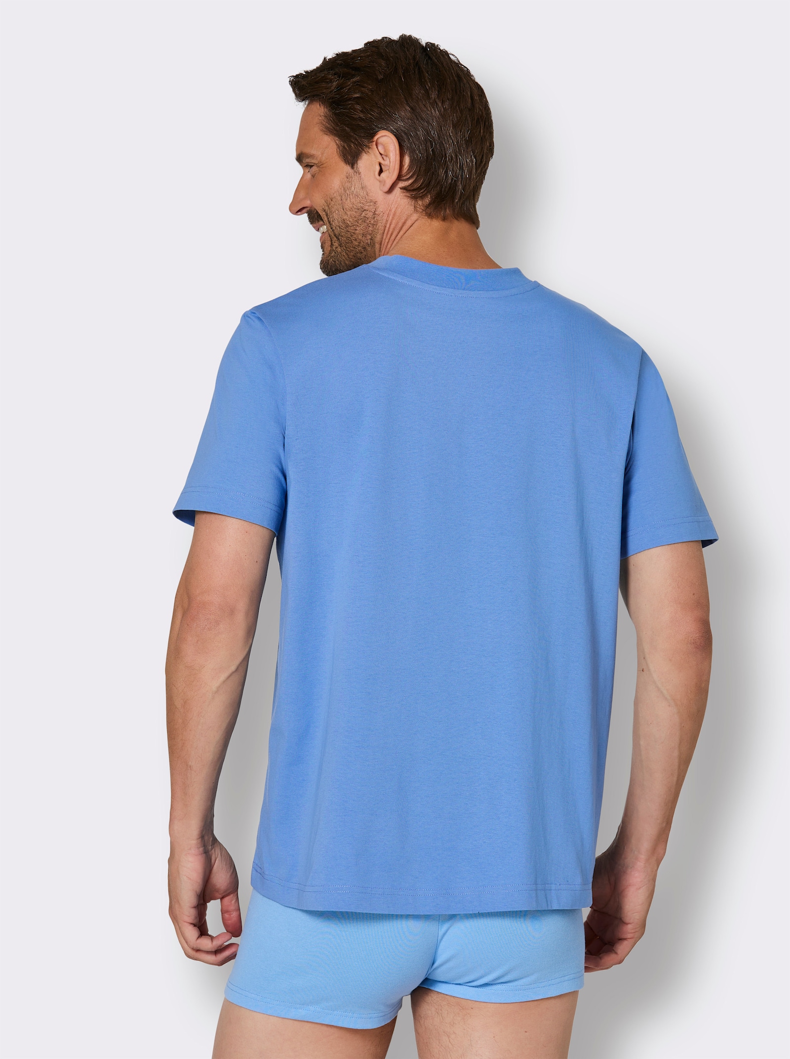 KINGsCLUB Shirt - marine + mittelblau + bordeaux