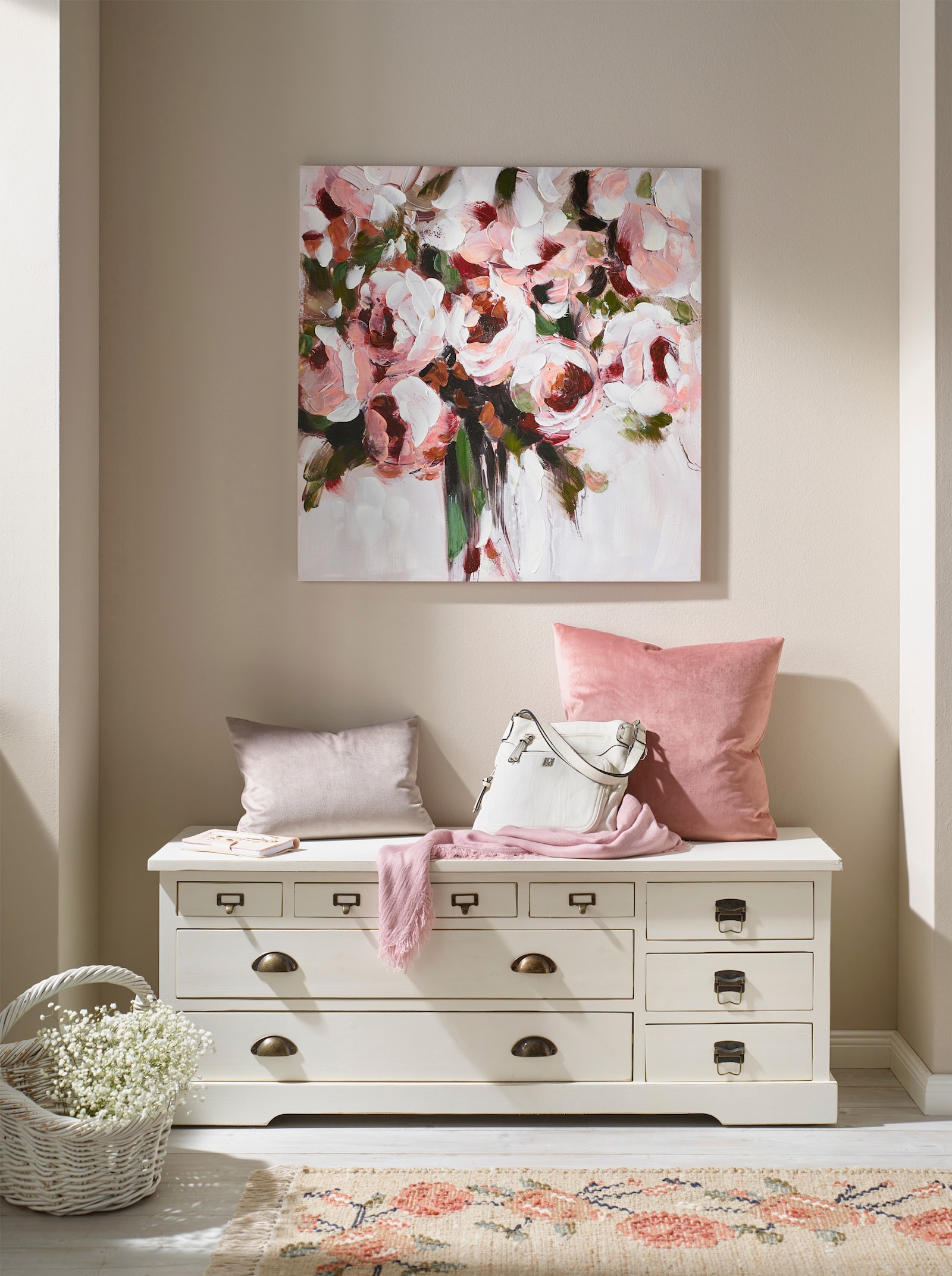 heine home Bank - weiß