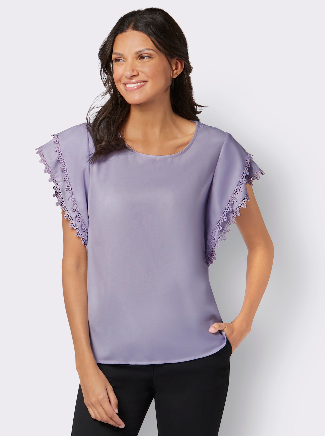 Comfortabele blouse - lila