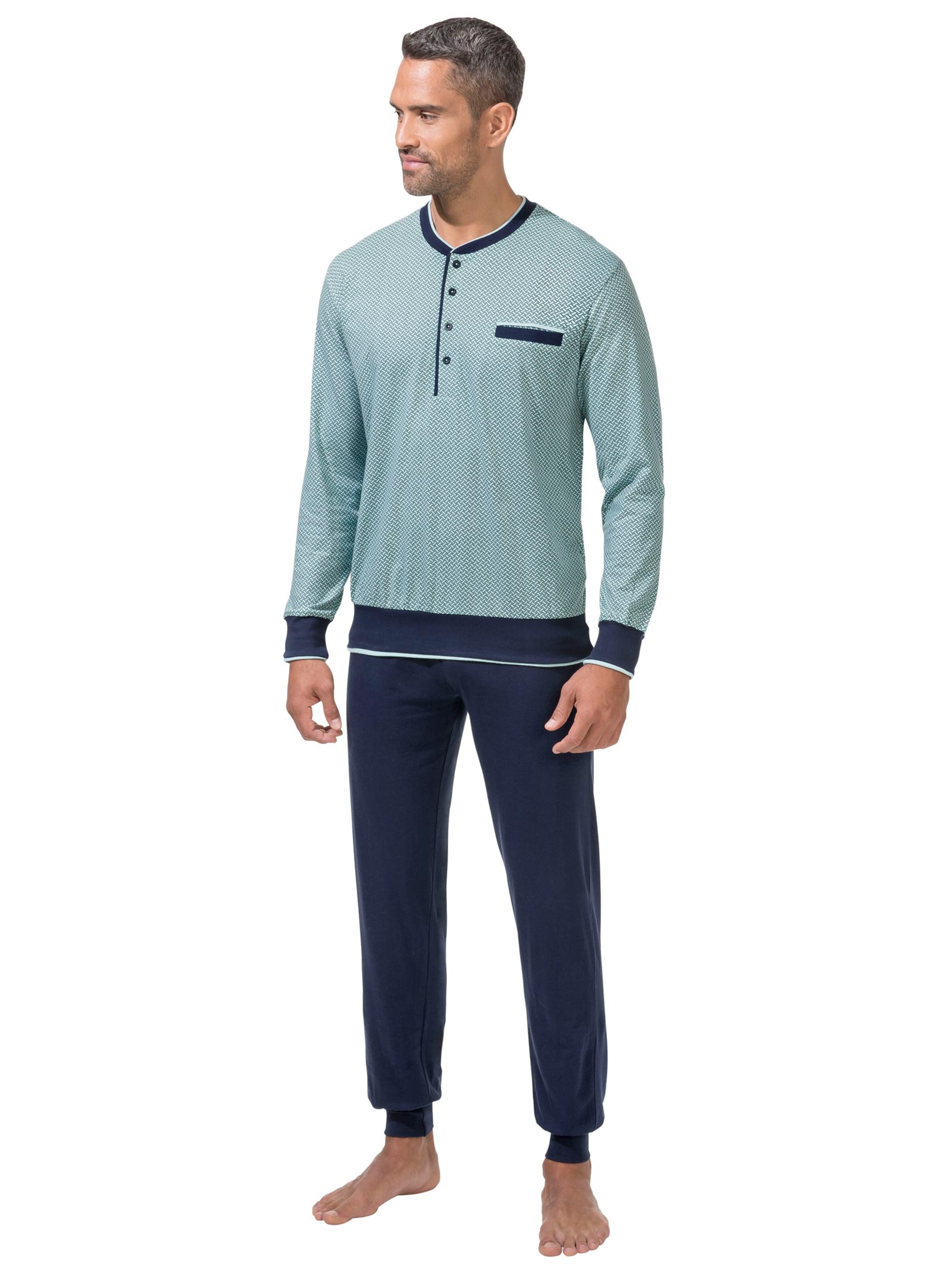 Schlafanzug - mint-marine