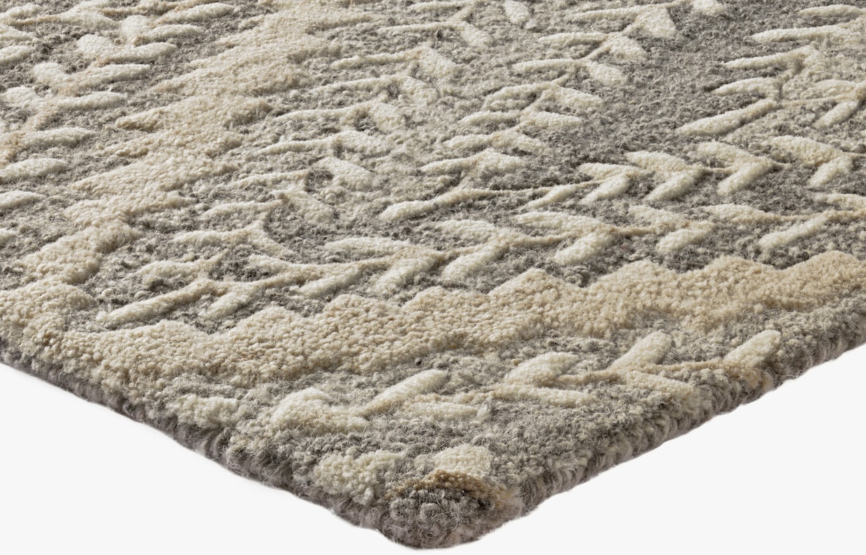 heine home Tapis à poils Longs - gris-beige