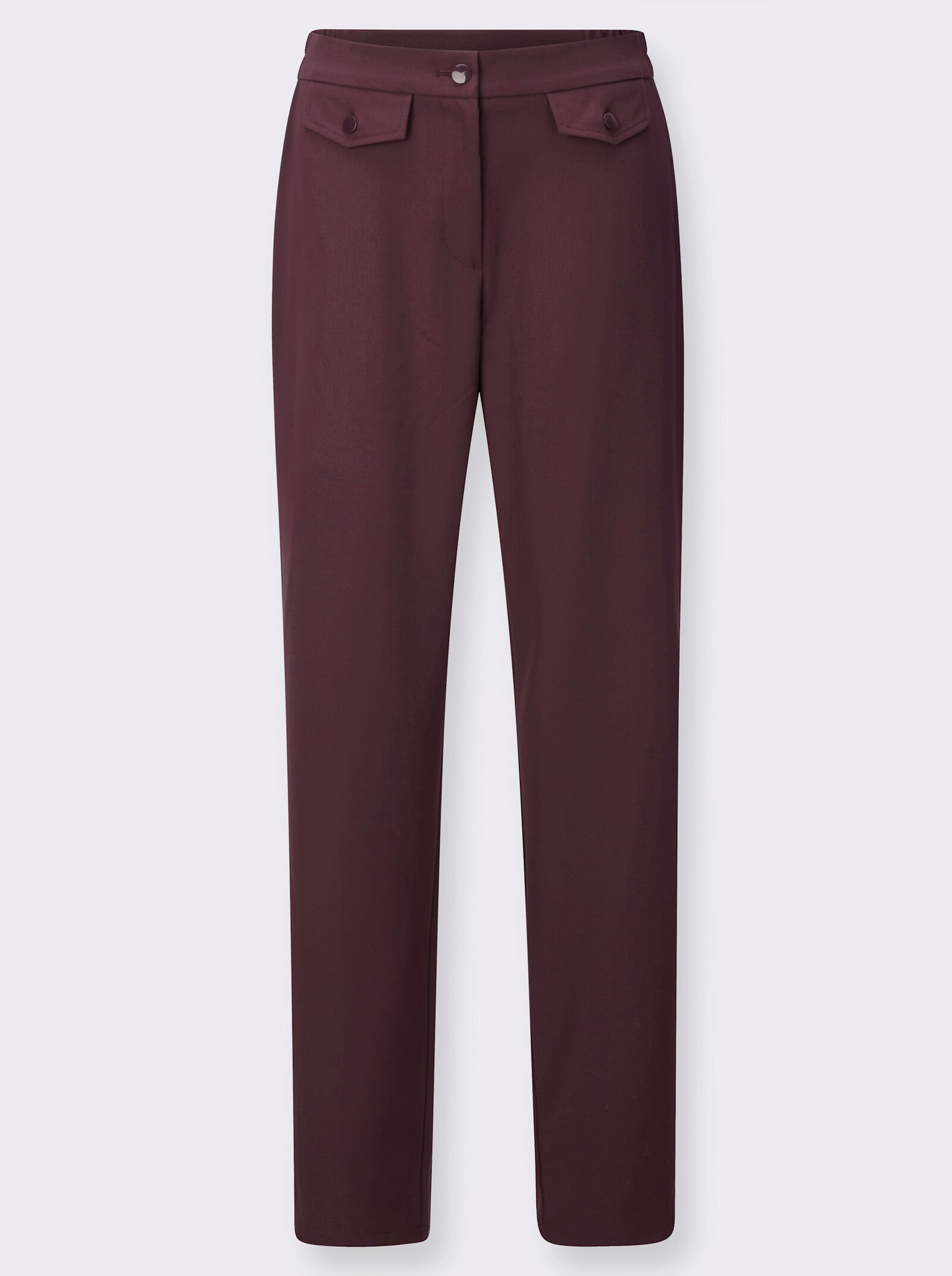 Hose mit seitlichem Dehnbund - burgund