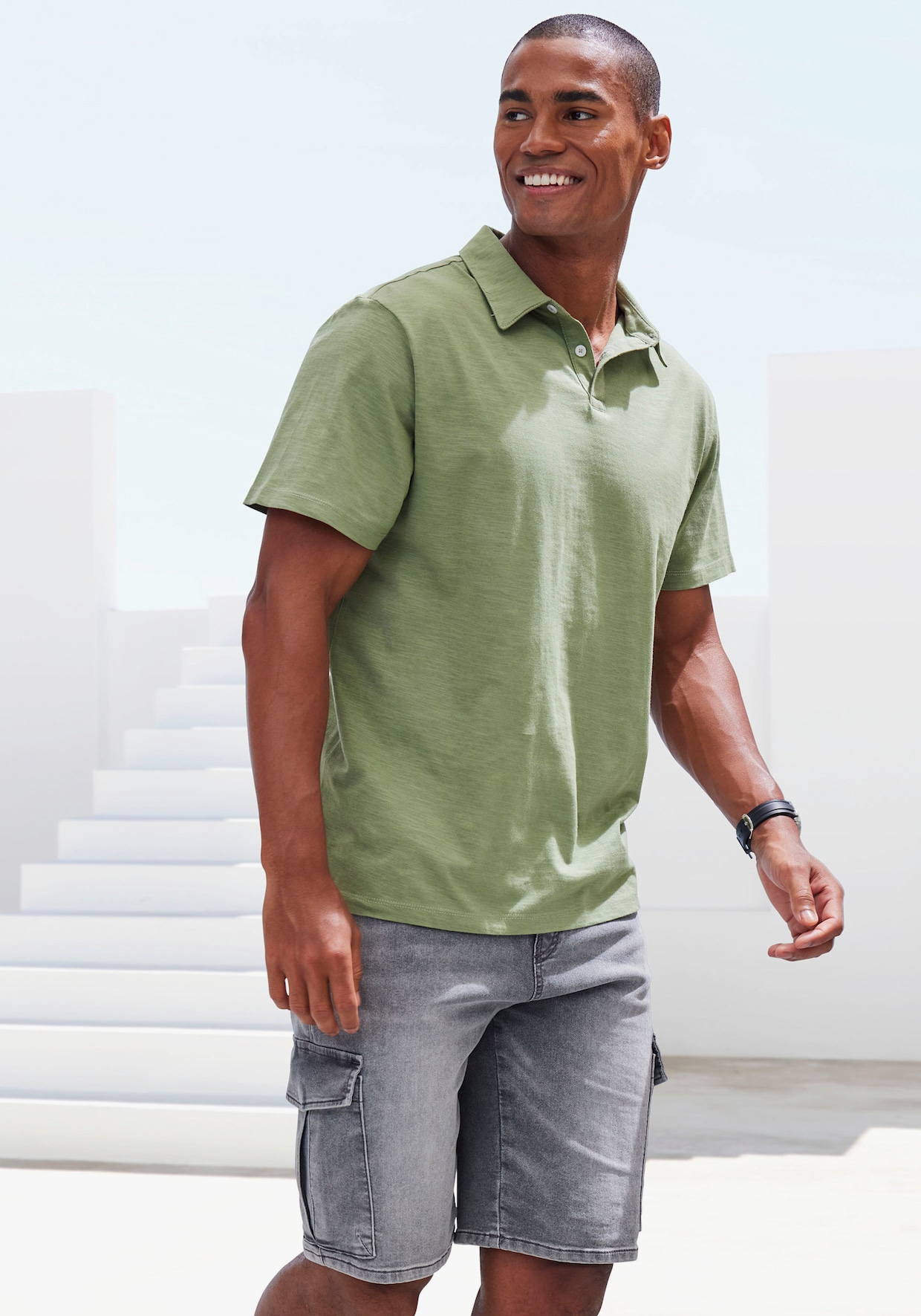 Poloshirt - khaki