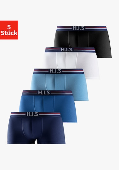 H.I.S Hipster - navy, blau, hellblau, weiß, schwarz