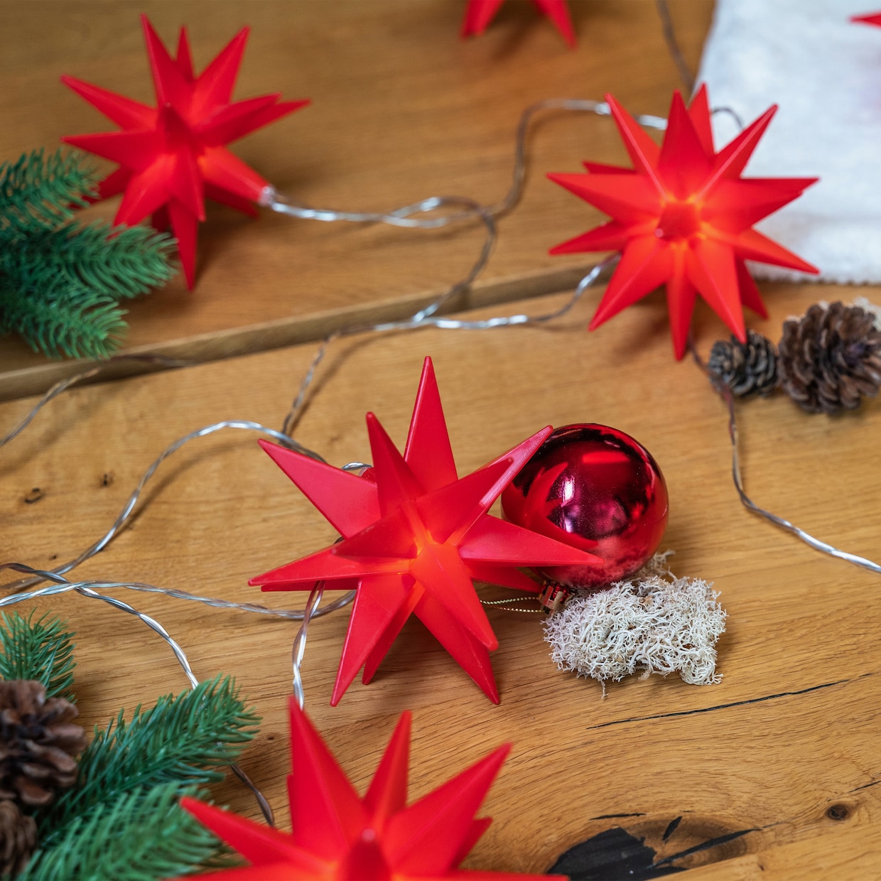 my home LED-Lichterkette - rot