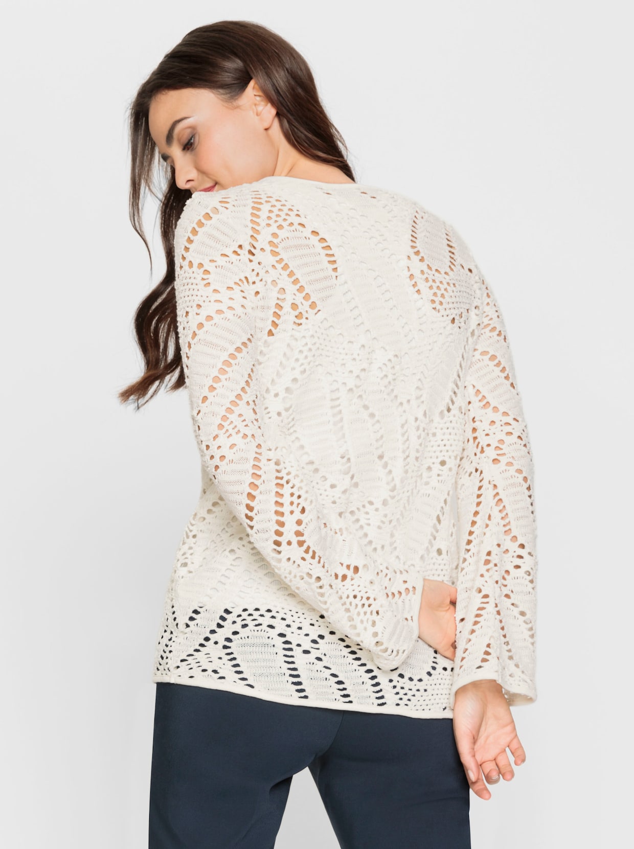 heine Shirt met lange mouwen - ecru
