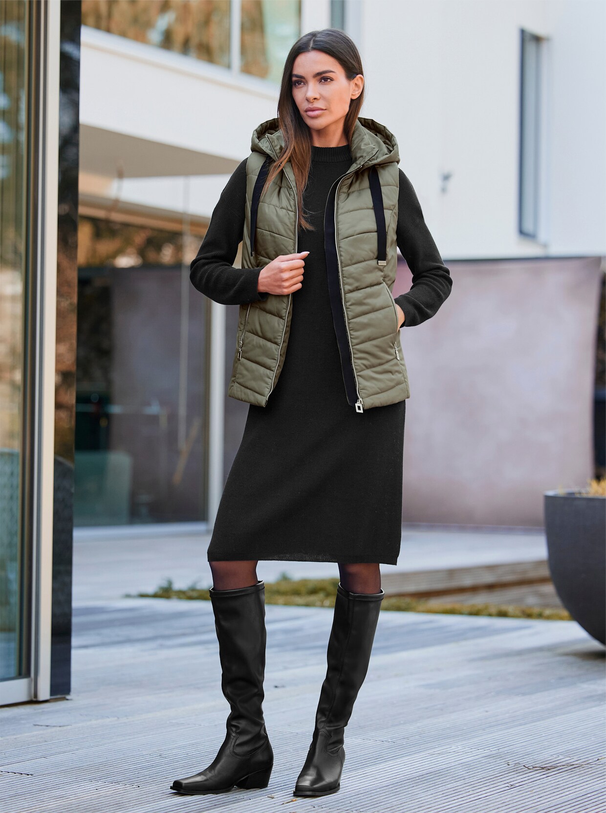 heine Bodywarmer - kaki