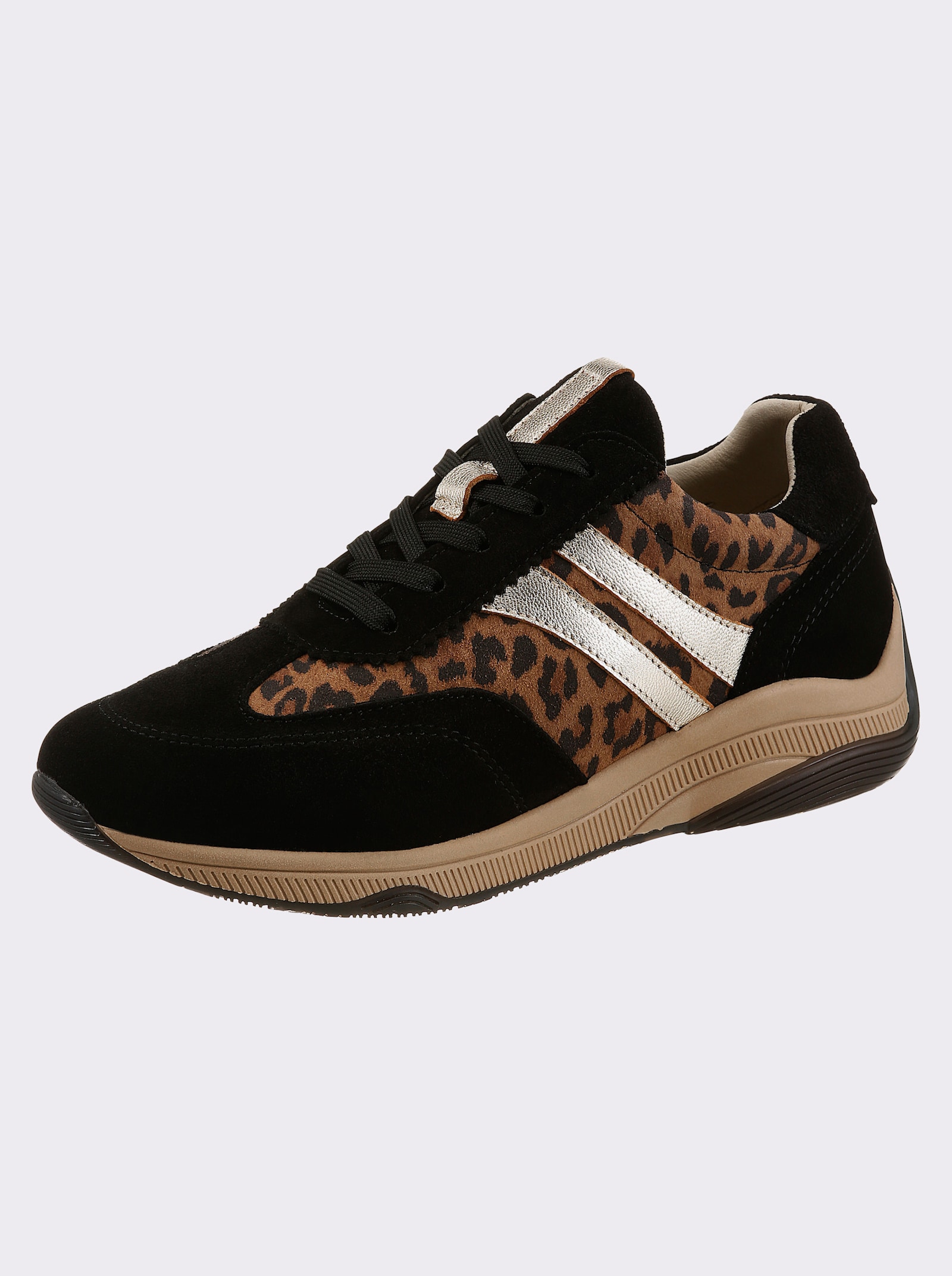 heine Sneaker - schwarz-leofarben