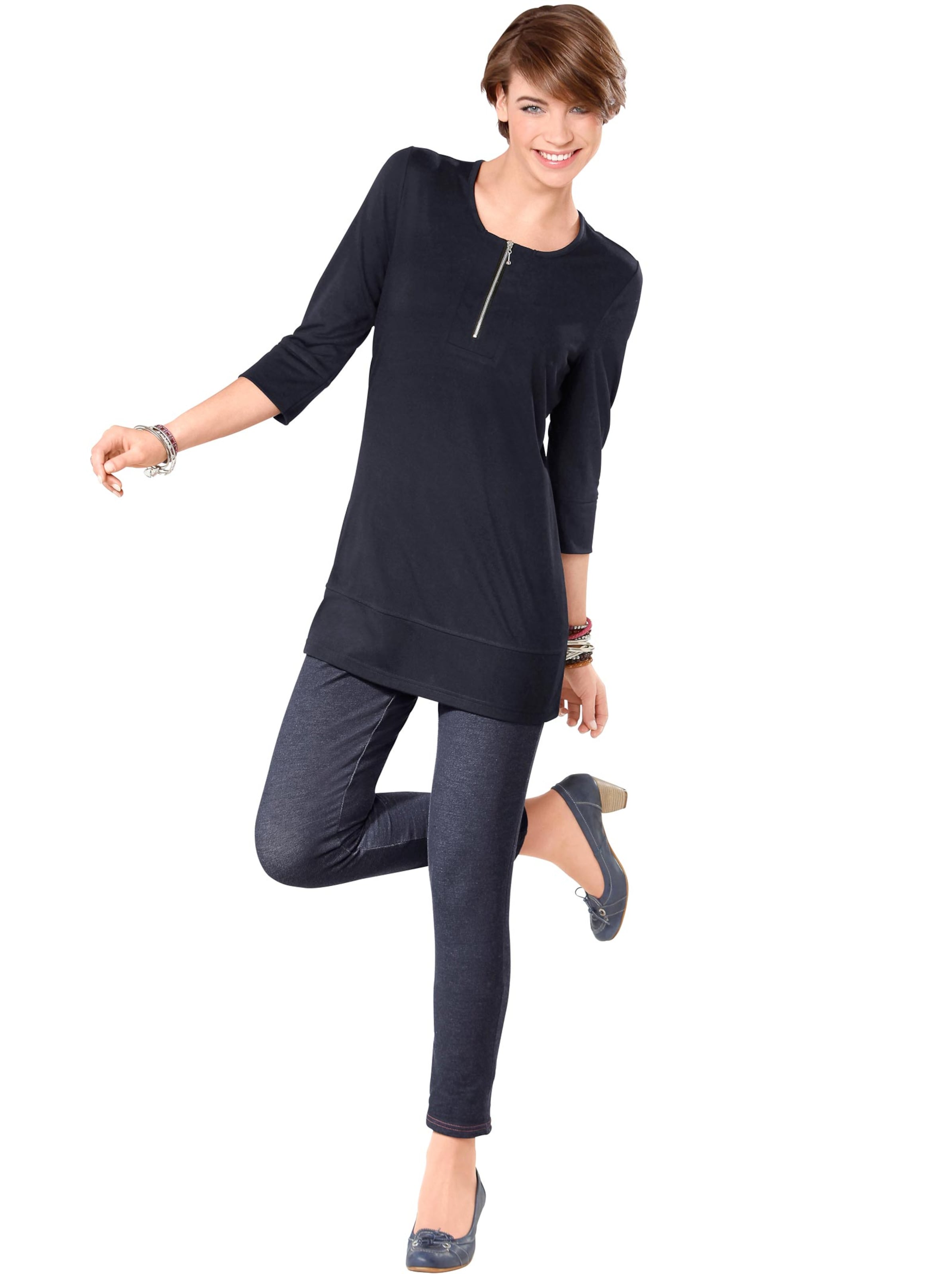 Freizeithose - jeansblau